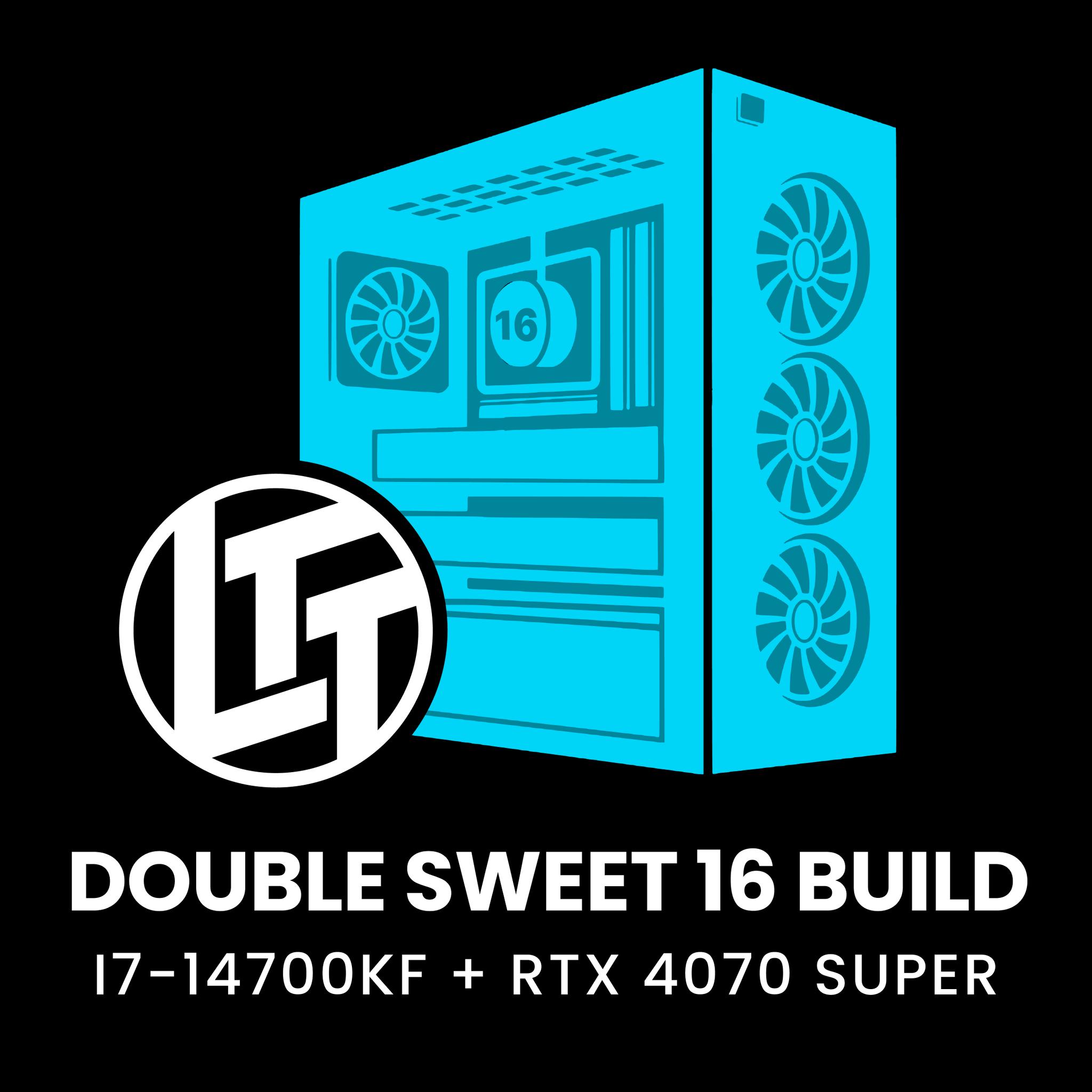 LTT Double Sweet 16 for local charity| Intel I7-14700KF | RTX 4070 Super