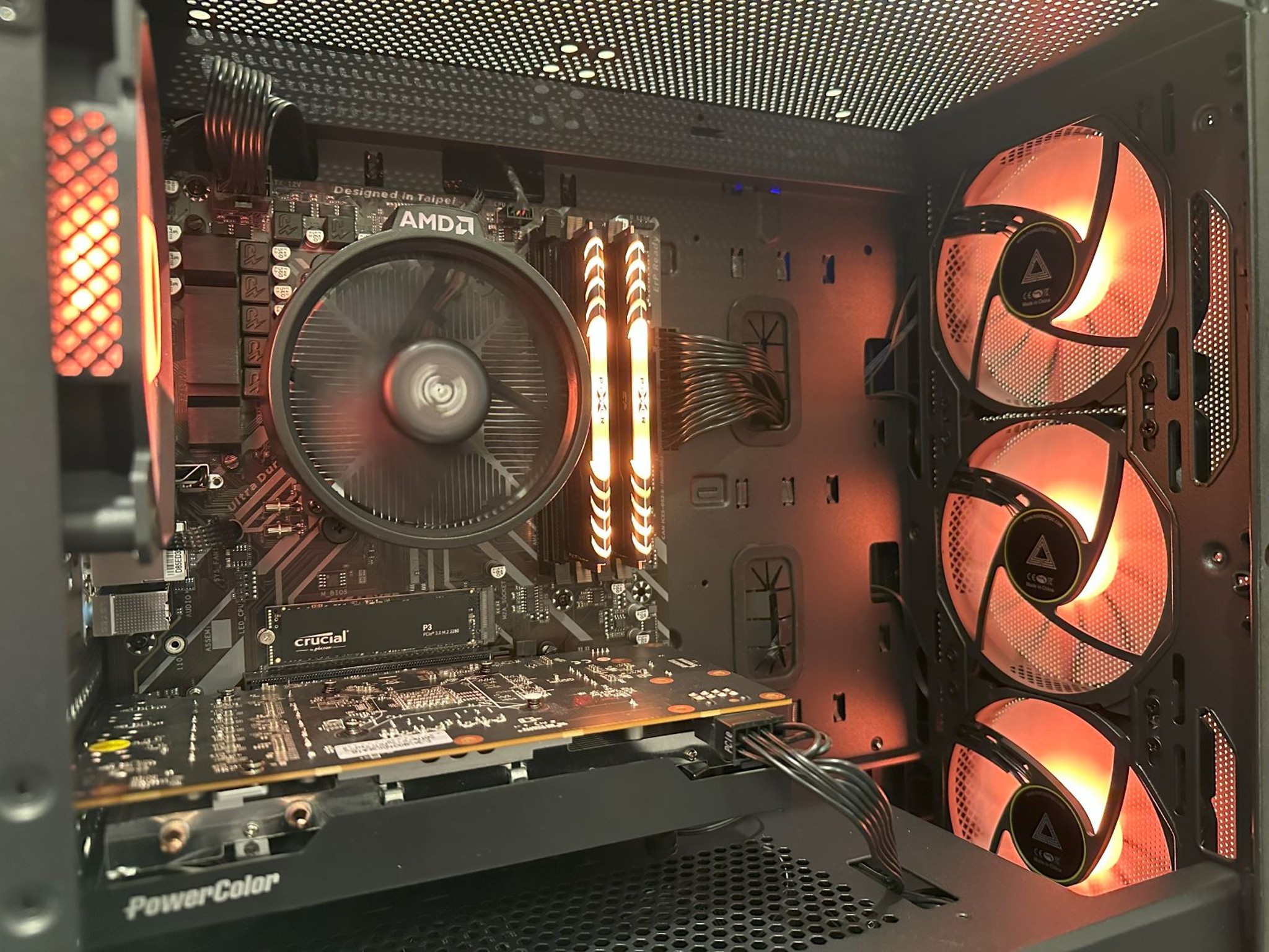 Ryzen 5 3600 + RX 6600,   1TB NVMe M.2, 16GB of DDR4 RAM