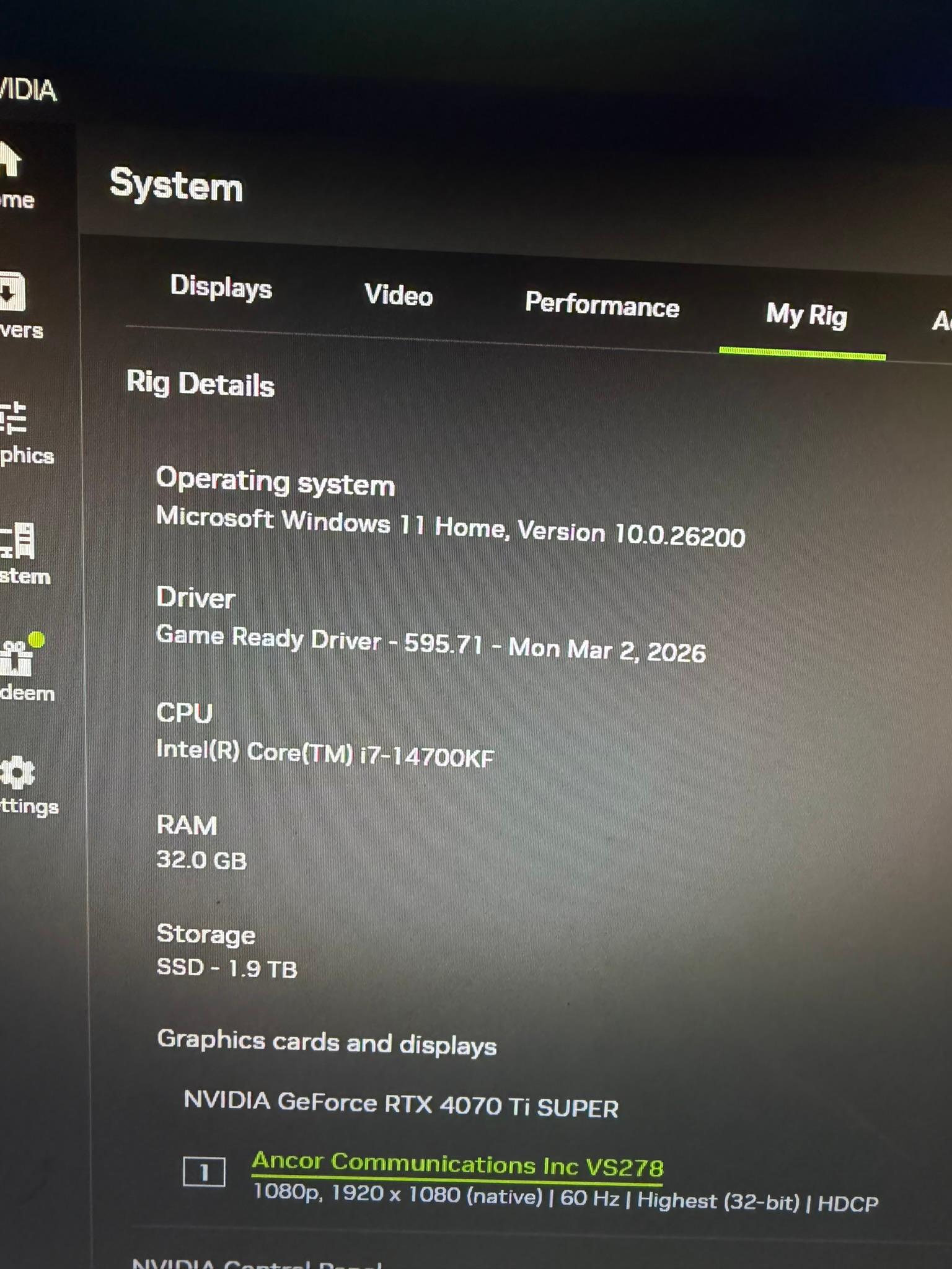 1440/4K Gaming Beast | ASUS TUF RTX 4070 Ti Super | Intel i7 14700KF | 32GB DDR5 | 2TB SSD| WIFI