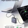 UGREEN Nexode Pro 160W GaN Charger with Retractable Cable, 4-Port