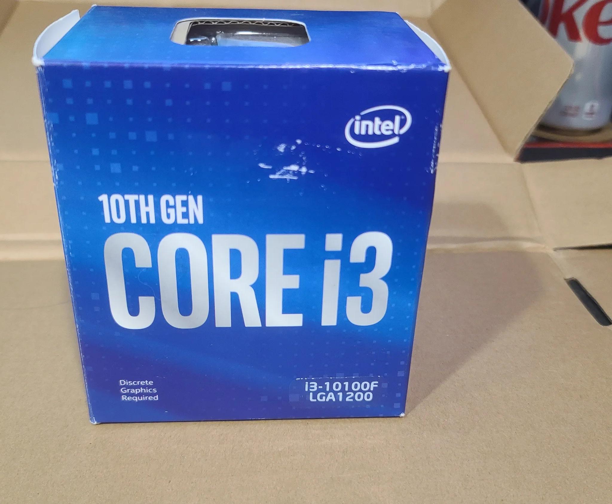 Intel 10th Gen i3-10100F LGA 1200 CPU w/ Stock Cooler