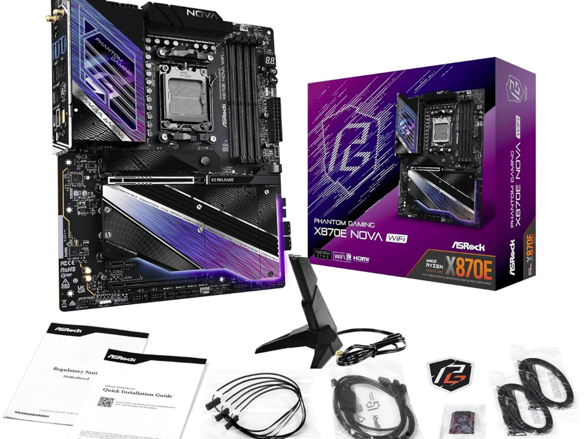 ASRock X870E NOVA WIFI AMD AM5 X870E ATX Motherboard  (NEW & UNUSED!)