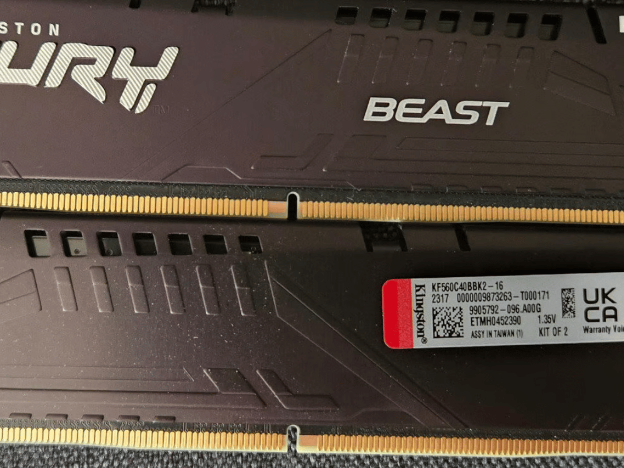 Kingston FURY Beast 16g (2x8gb) DDR5 6000mhz DRAM