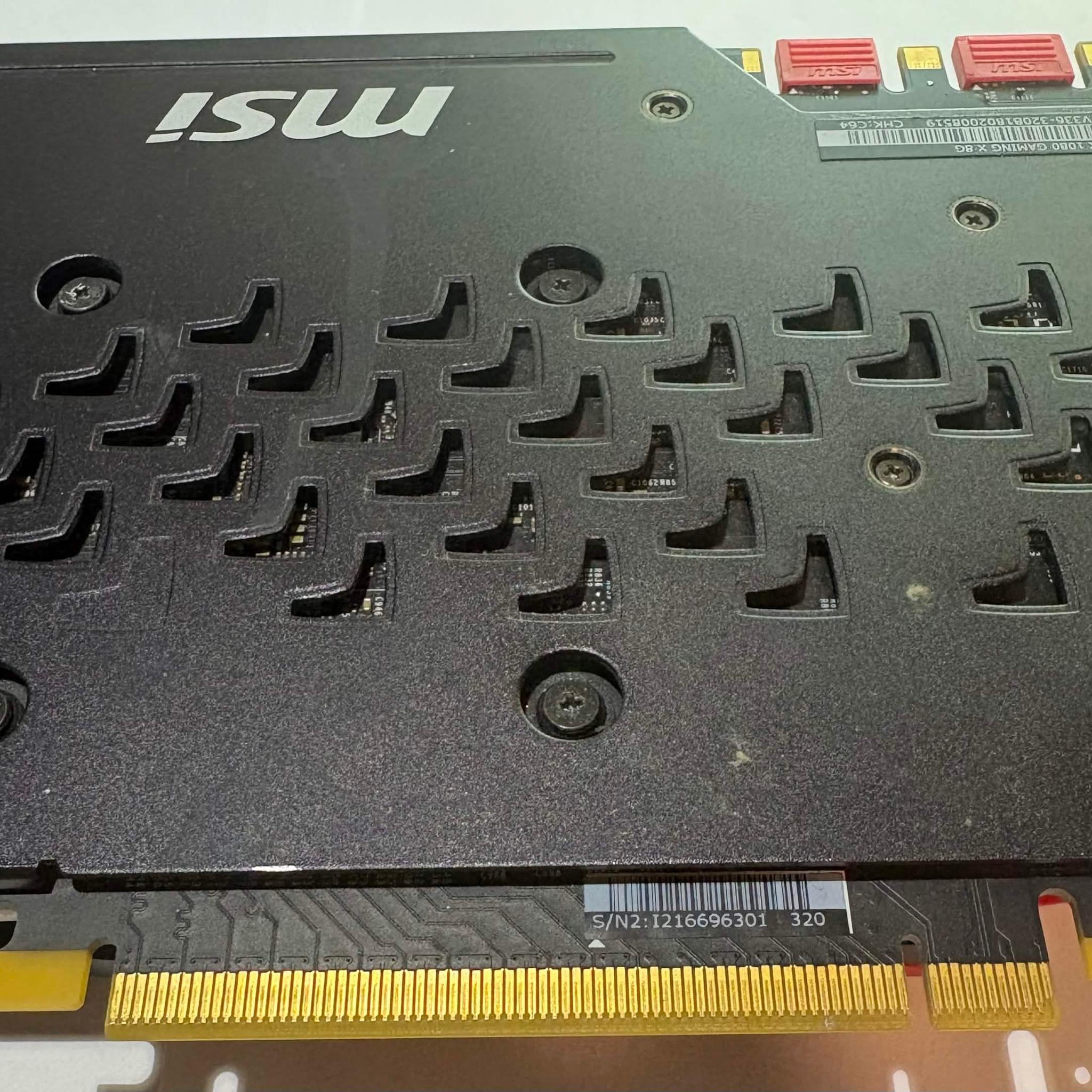 MSI GeForce GTX 1080 GAMING X+ 8G