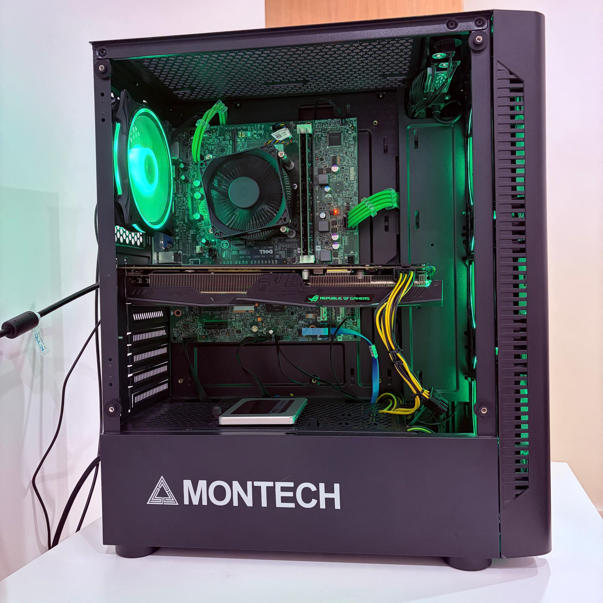 💚 Custom RGB Gaming PC | i5-4570 • GTX 1060 6GB • 16GB RAM • 2TB SSD 💚