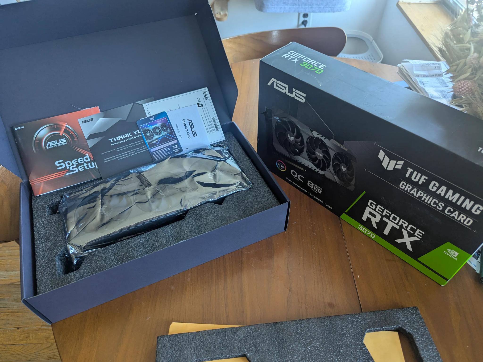 Copy of ASUS NVIDIA GeForce RTX 3070 Ti TUF Gaming Overclocked Triple-Fan 8GB GDDR6X PCIe 4.0 Gra...