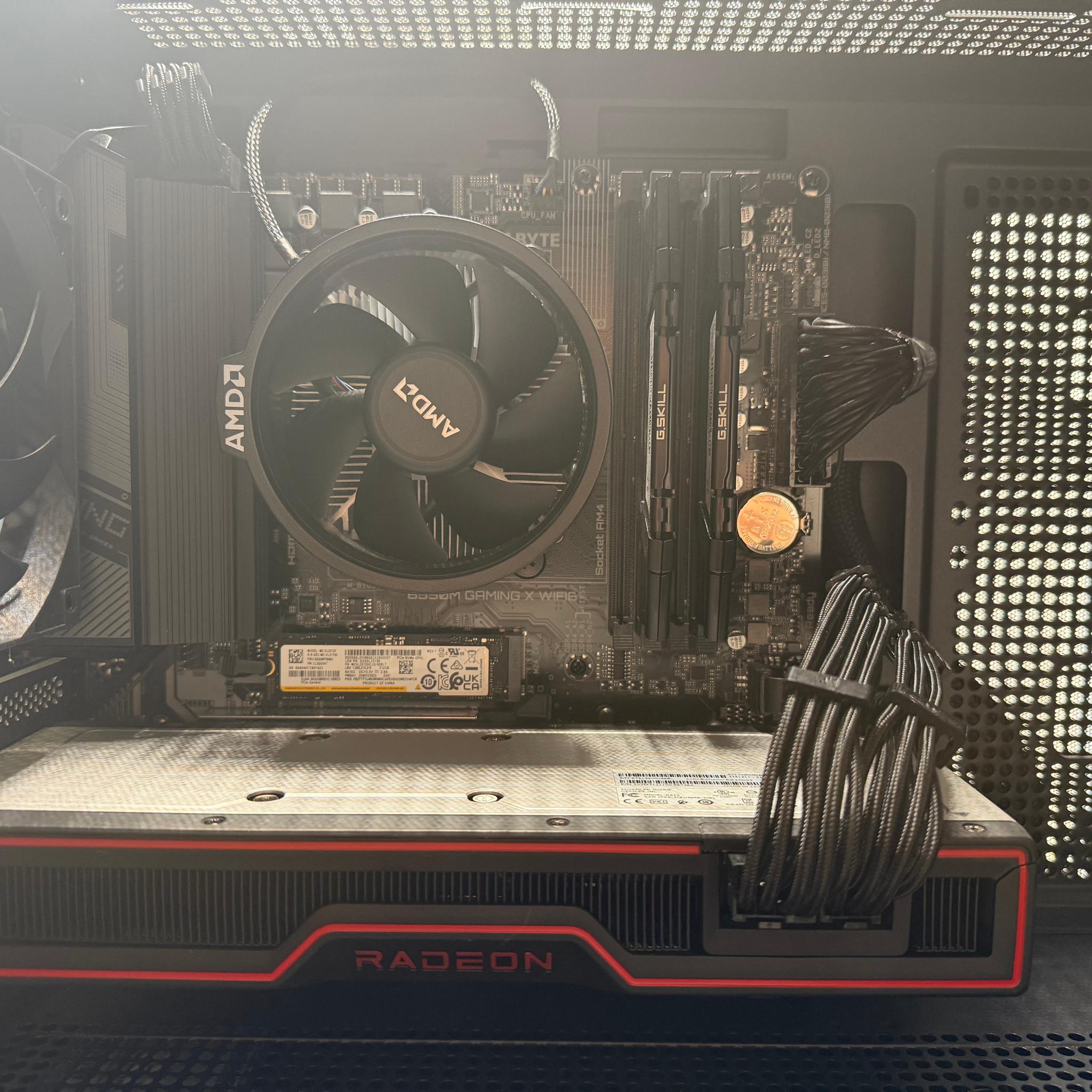 No Thrills Custom Gaming PC Ryzen 5500|AMD 6700XT|16gb DDR4 RAM|512 M.2 SSD|750 WATT PSU