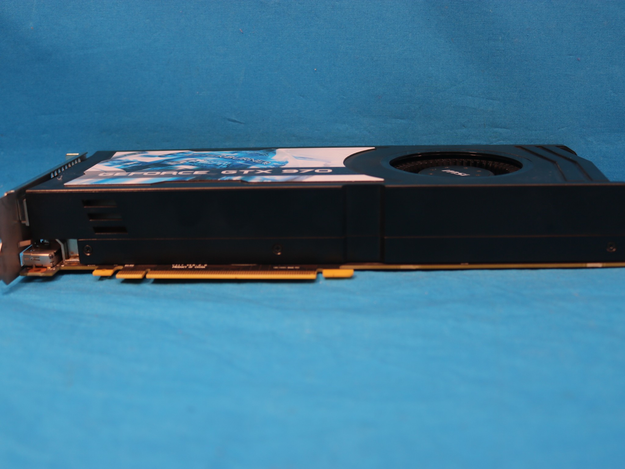 MSI NVIDIA GeForce GTX 970 Afterburner OC 4GB GDDR5 PCIe 3.0 x16 Blower-Style Desktop GPU MS-V317
