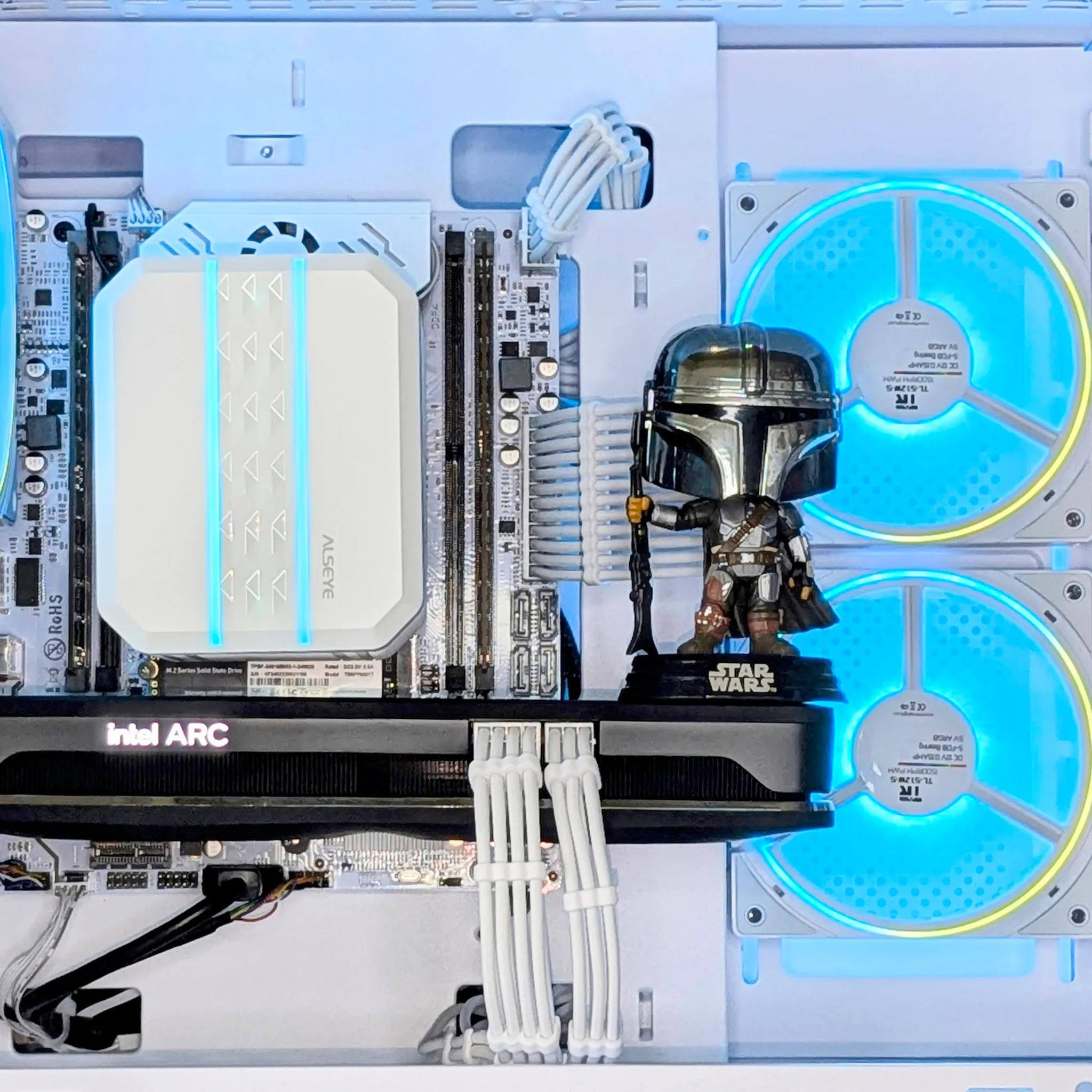 Mandolorian 1080p-1440p Beast🤍Intel ARC A750🤍Intel Xeon(12-cores/24-threads)🤍32GB DDR4🤍1TB SSD🤍