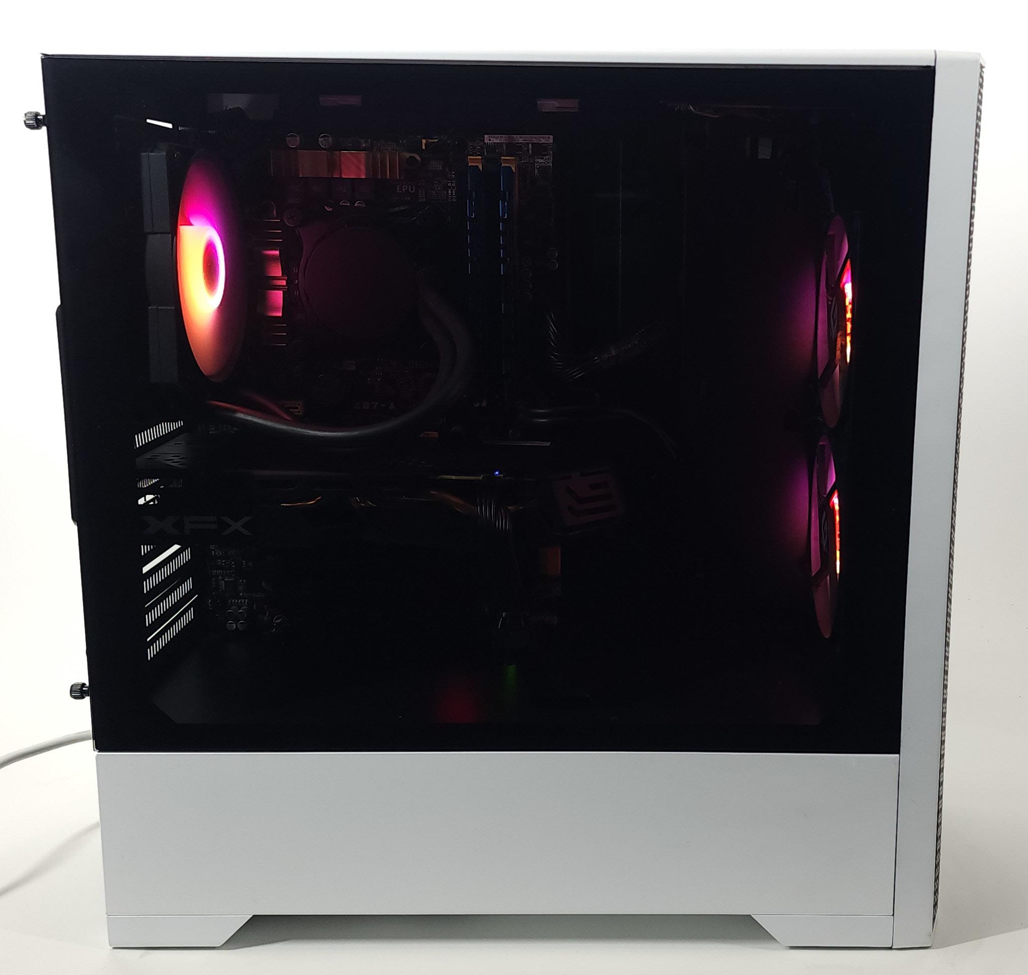 Gaming PC i7-4770K 16GB RAM 512GB SSD RX 580 8GB Windows 11 Computer