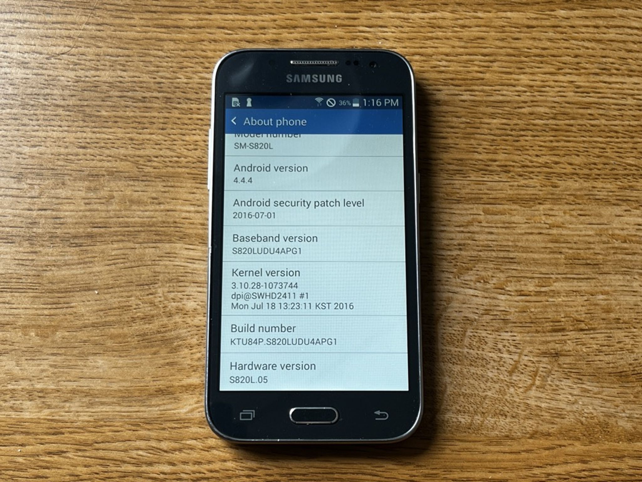 Samsung Galaxy Core Prime SM-S820L - TracFone Smartphone Device