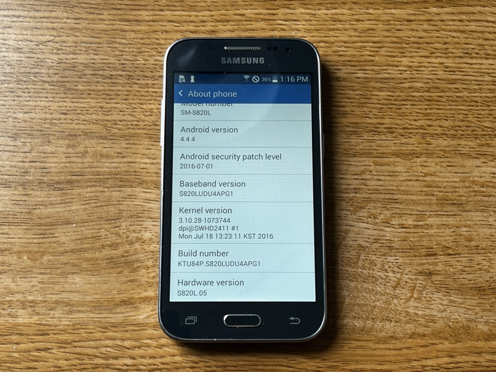 Samsung Galaxy Core Prime SM-S820L - TracFone Smartphone Device