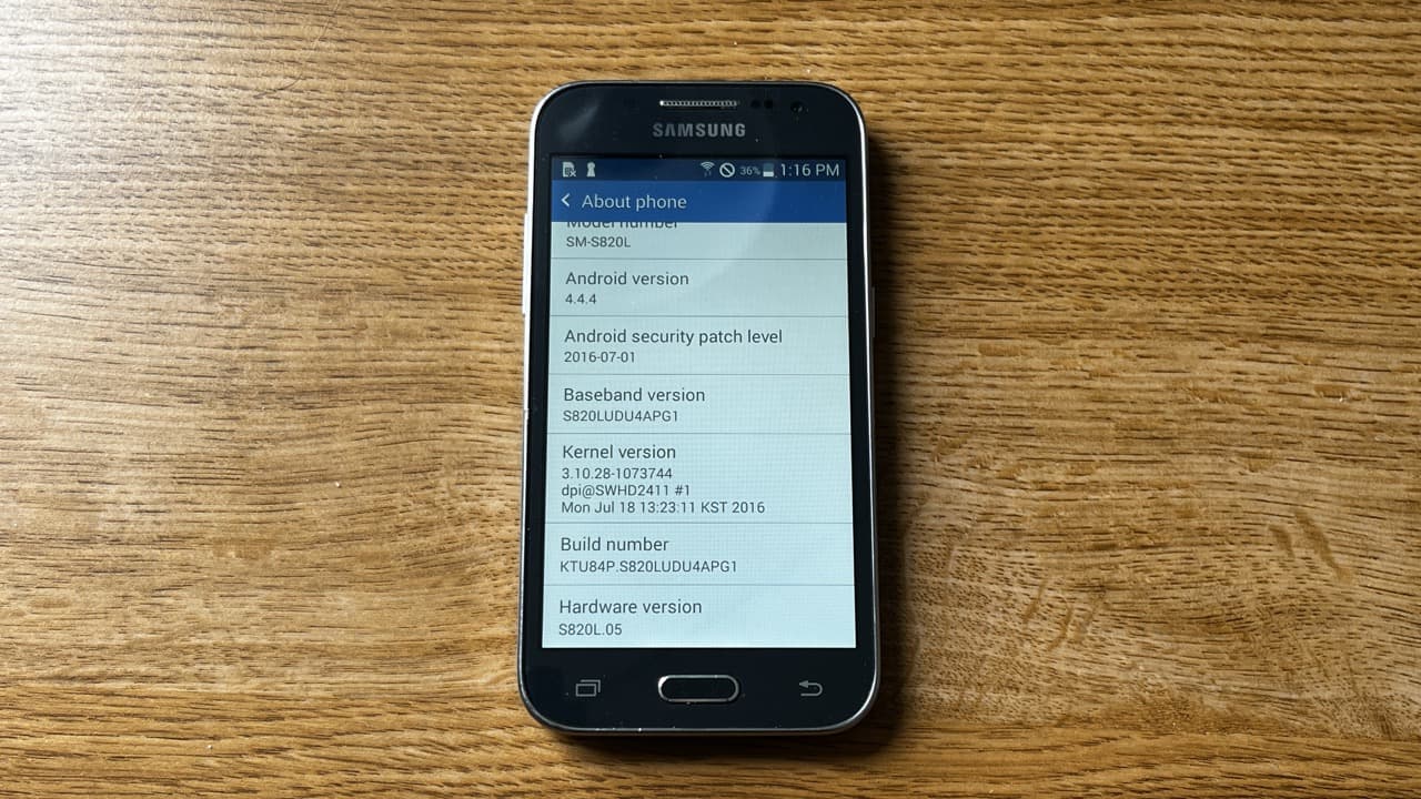 Samsung Galaxy Core Prime SM-S820L - TracFone Smartphone Device