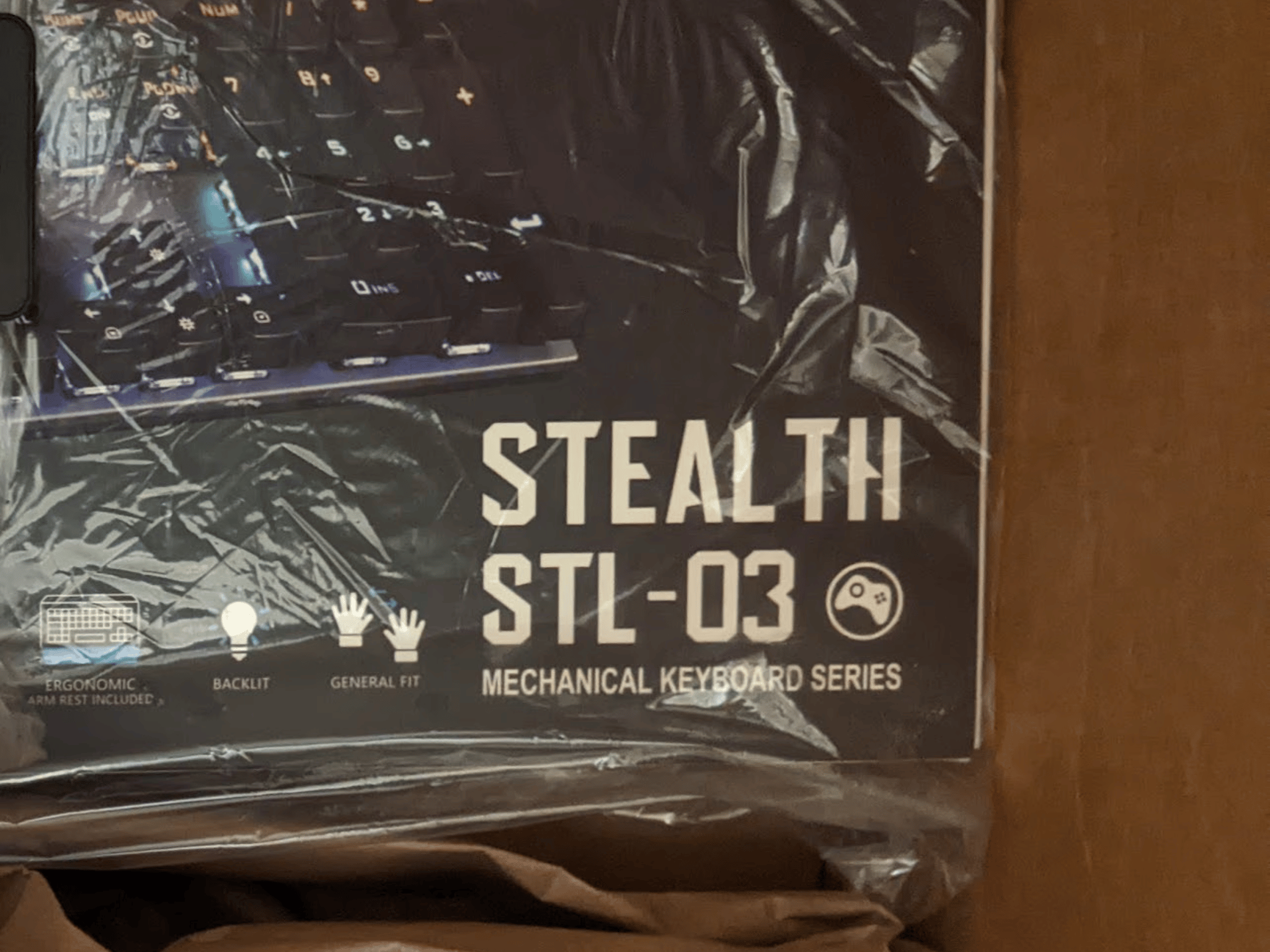 BNIB Galax STL-03 Mechanical RGB Gaming Keyboard, Blue Switches, Black