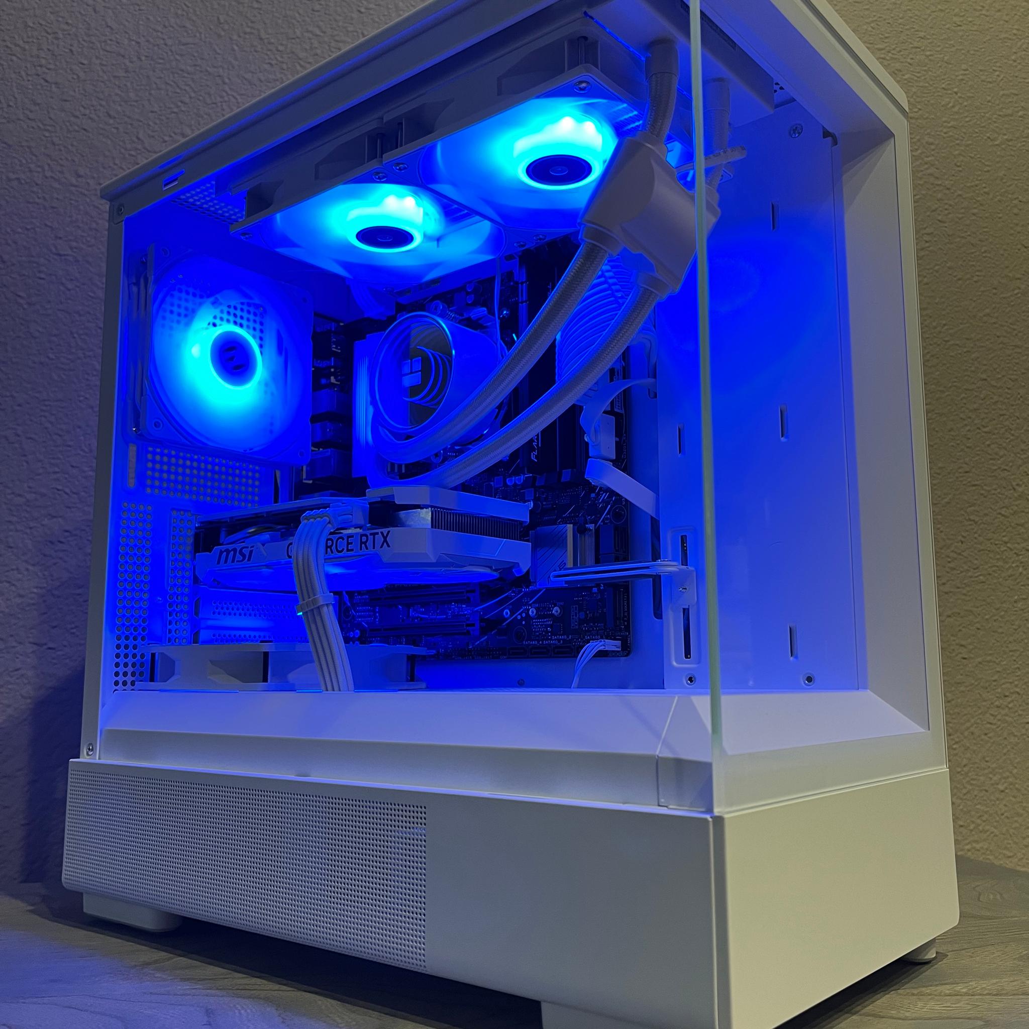 All White 1080p Gaming PC | NVIDIA RTX 4060 | 16GB 6000mhz RAM | WIFI | 1TB NVME M.2 | AIO