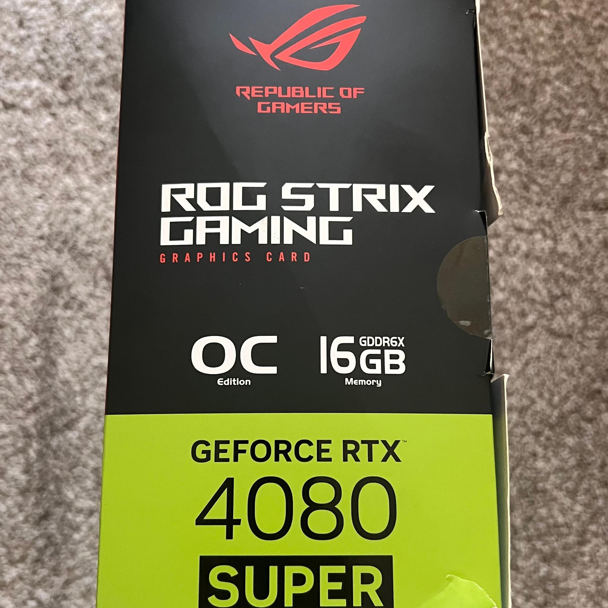 ASUS ROG Strix GeForce RTX 4080 SUPER Gaming OC