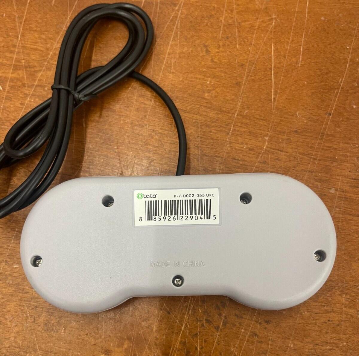 Tata Super Nintendo Entertainment System (SNES) Style USB Controller for PC