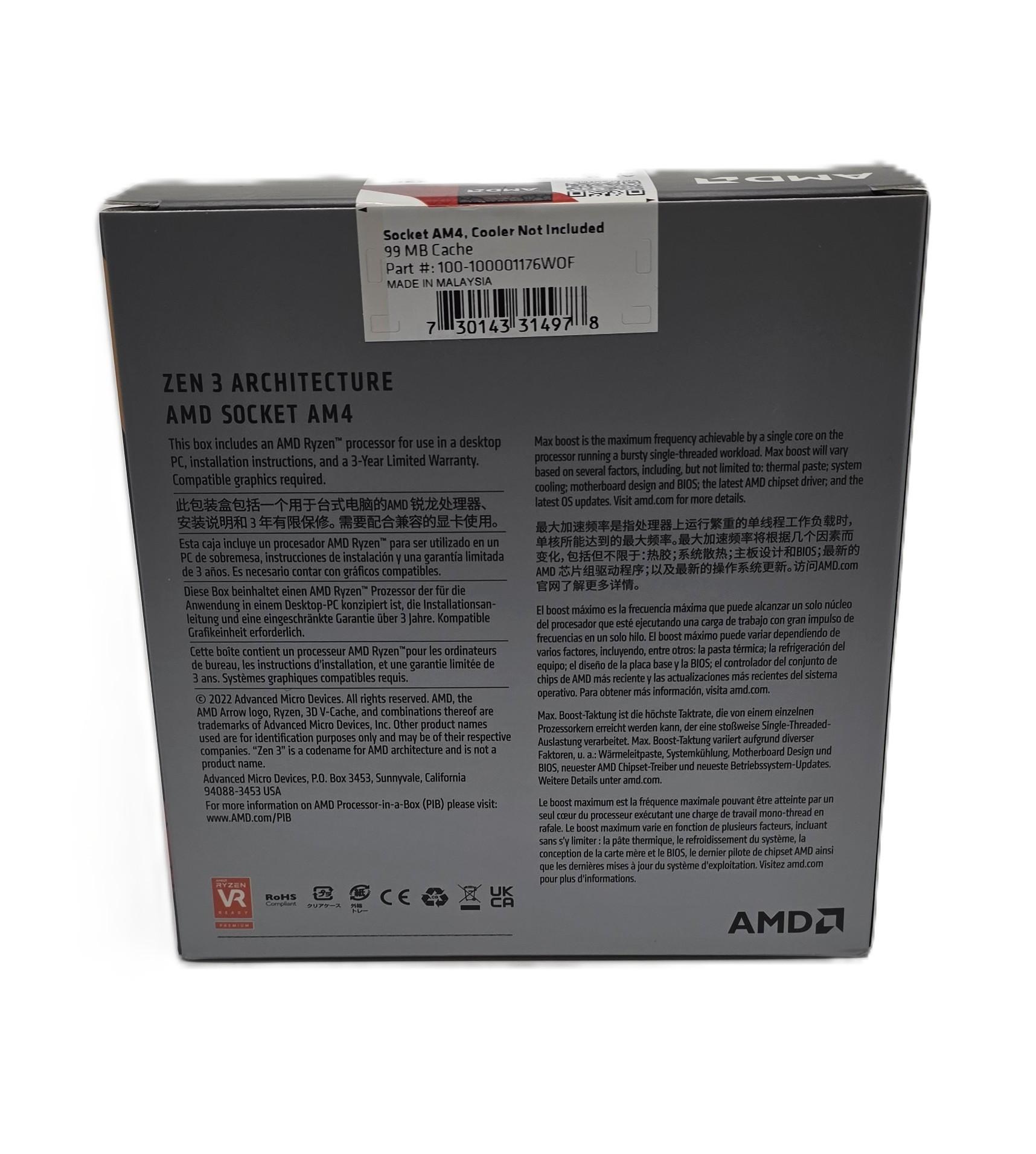 AMD Ryzen 5 5600X3D CPU SEALED