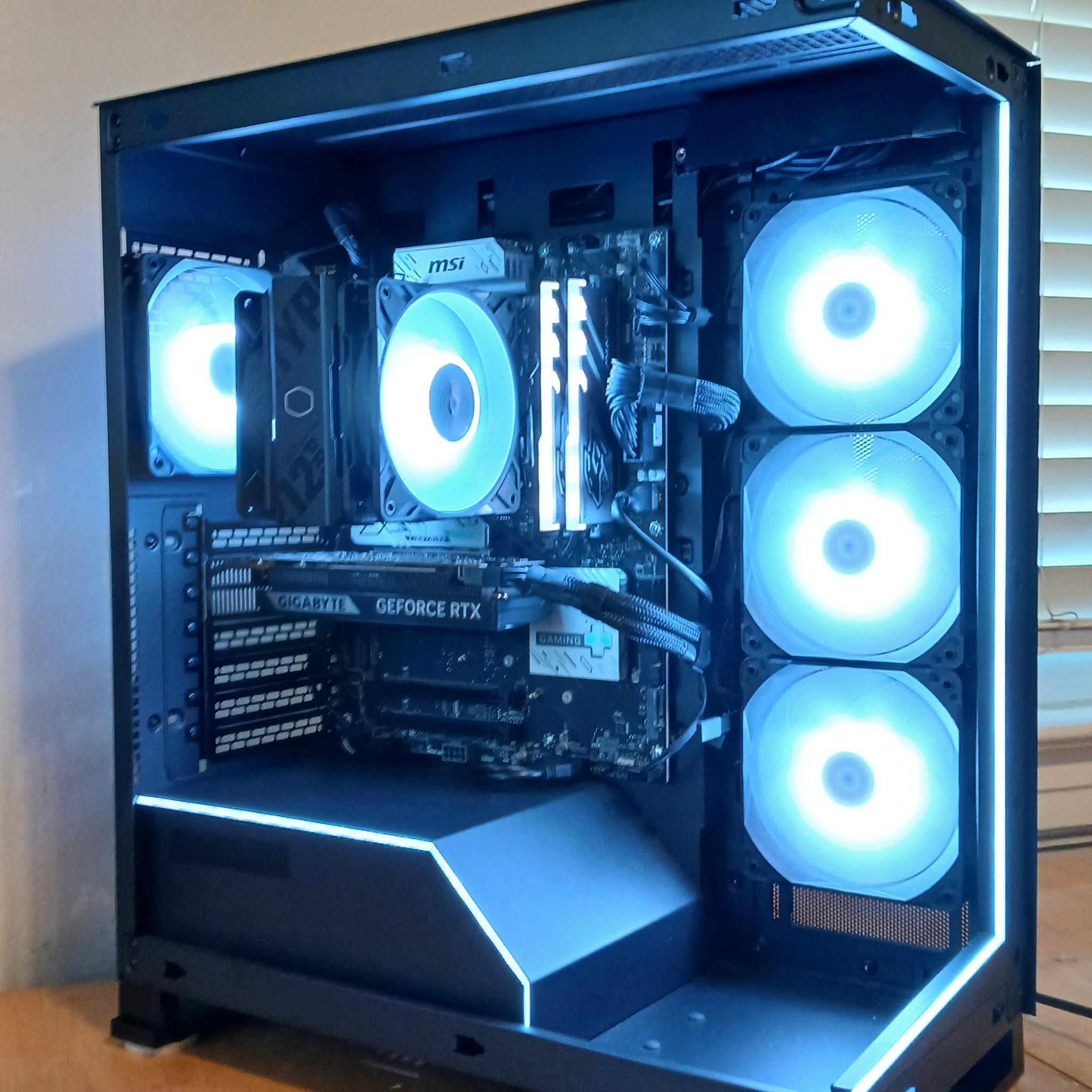 RTX 5060 | 32GB DDR5 | Ryzen 5 9600X | 1TB NVME | Win 11 PRO | Wi-Fi 7 | GAMING PC for 1080/1440P