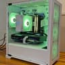 RTX 3060 || Ryzen 5 3600 || Black and White Gaming PC