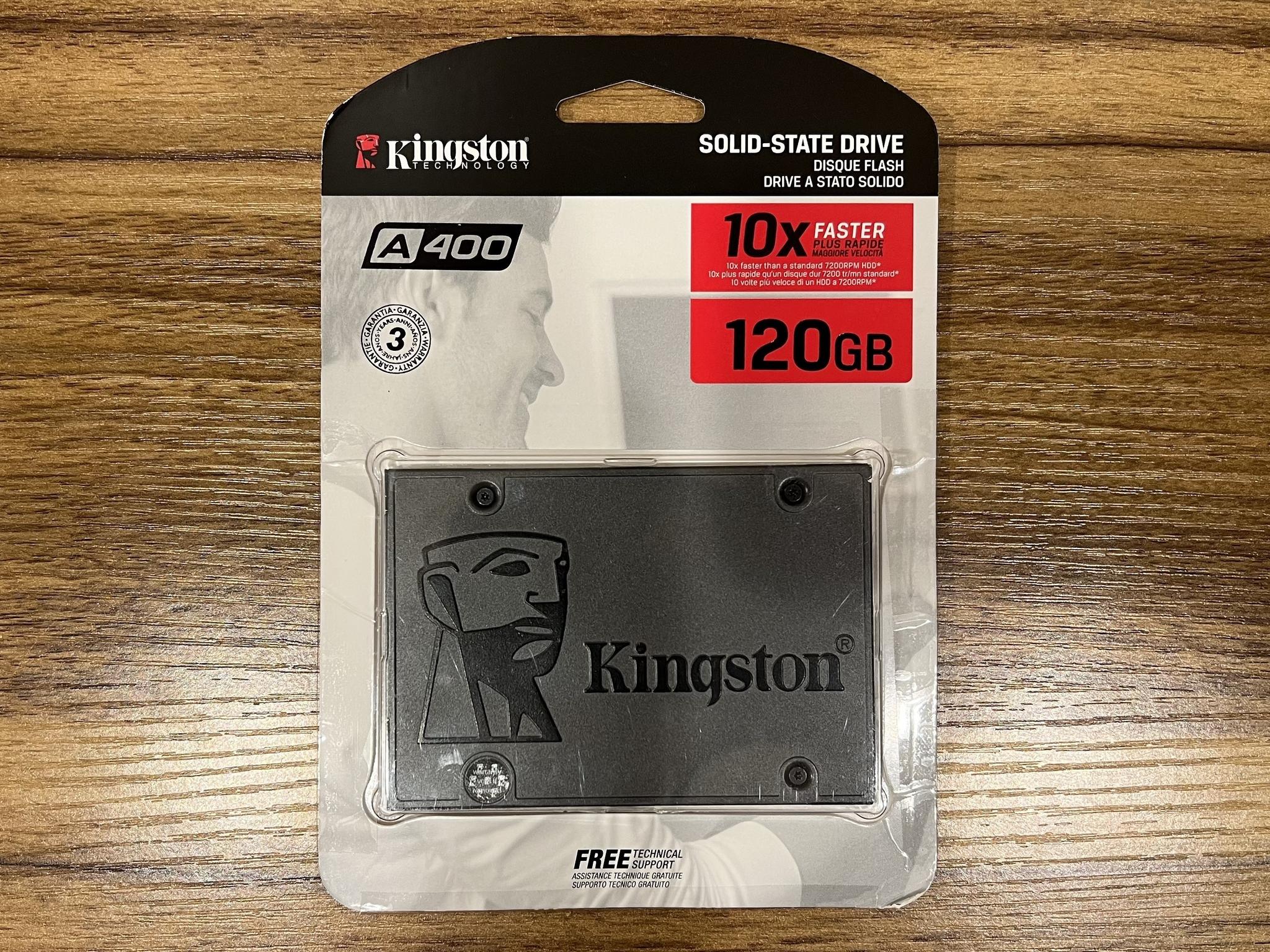 120GB Kingston A400 SATA SSD