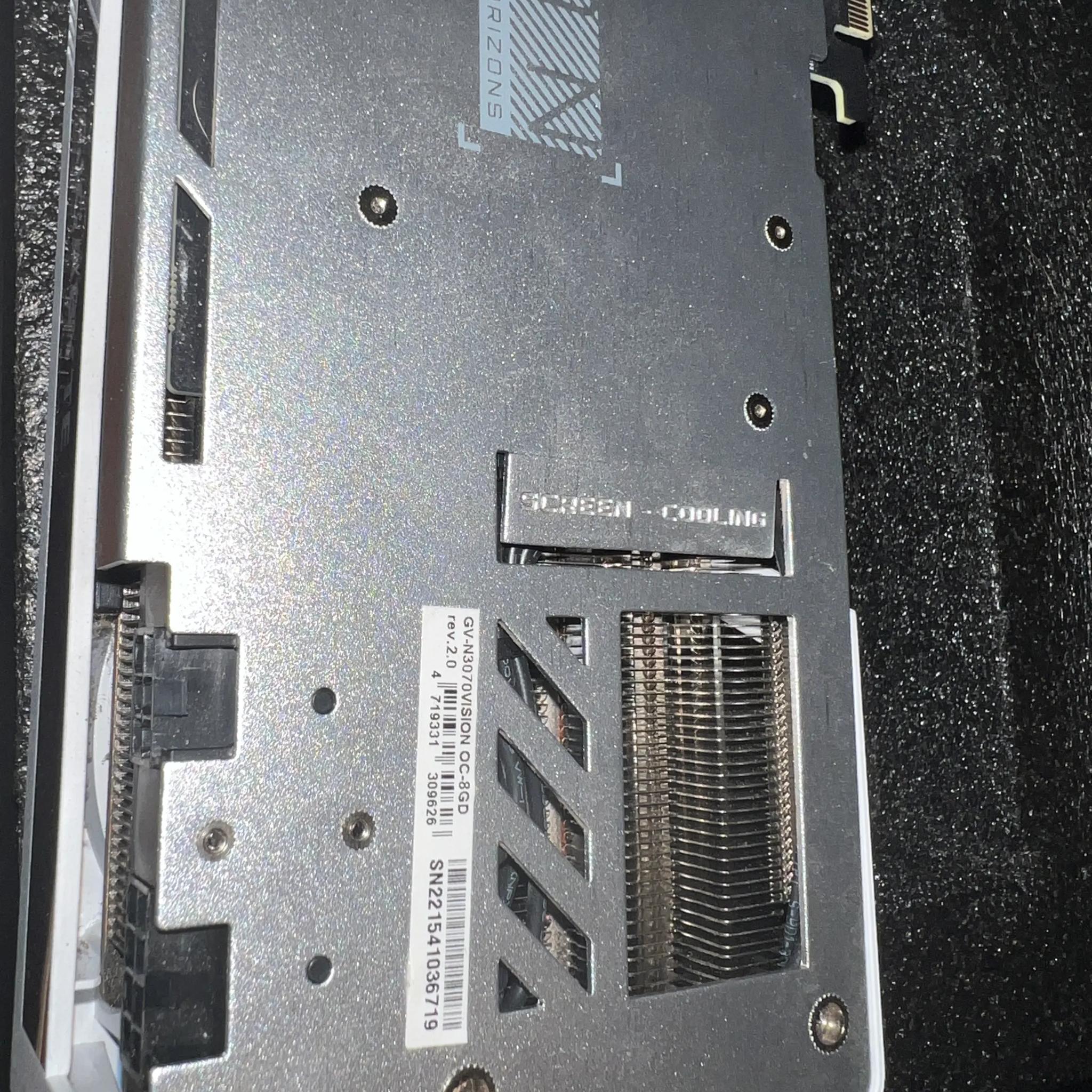 GIGABYTE RTX 3070 Vision OC 8GB GDDR6 (Rev. 2.0)