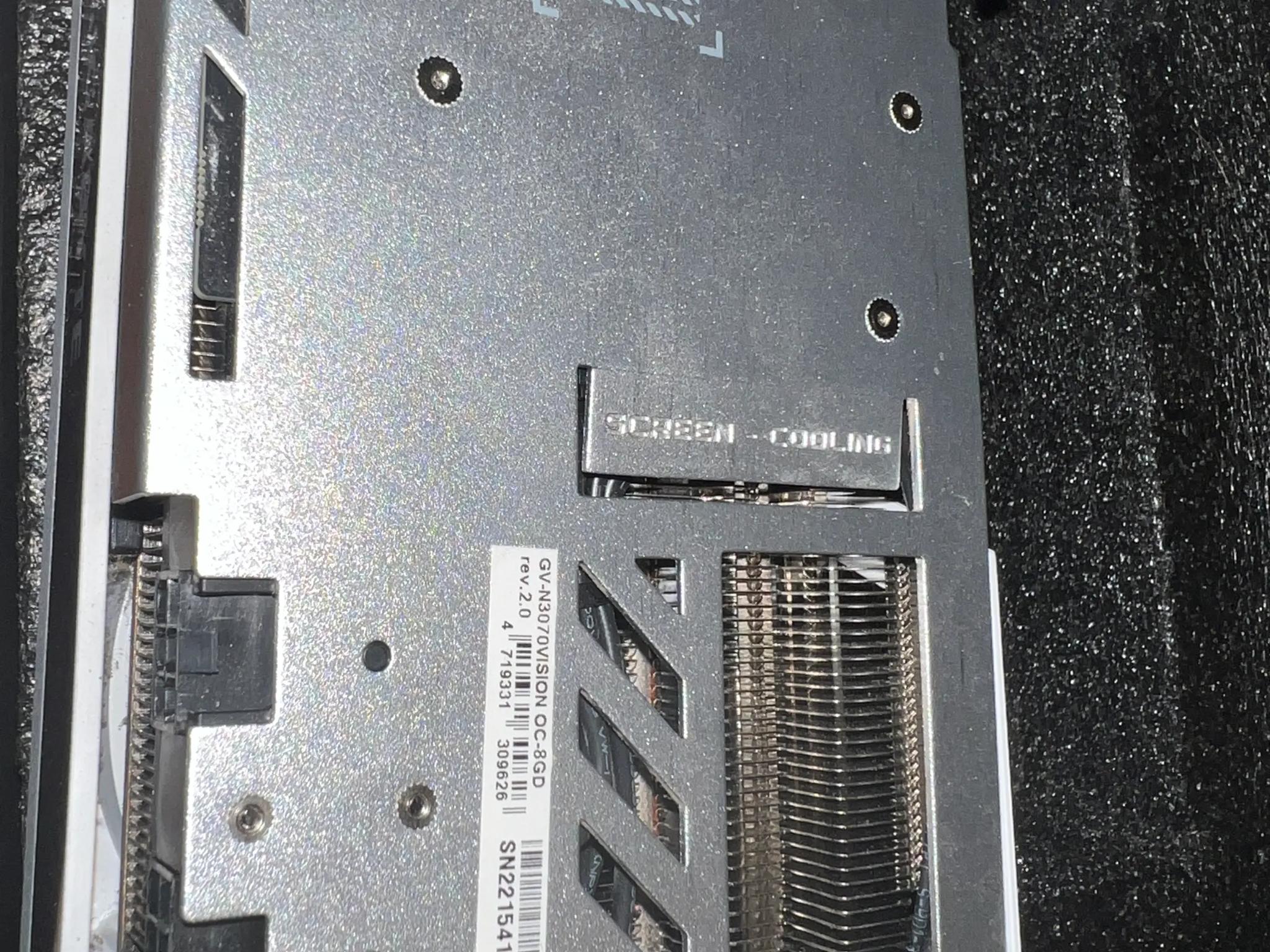 GIGABYTE RTX 3070 Vision OC 8GB GDDR6 (Rev. 2.0)