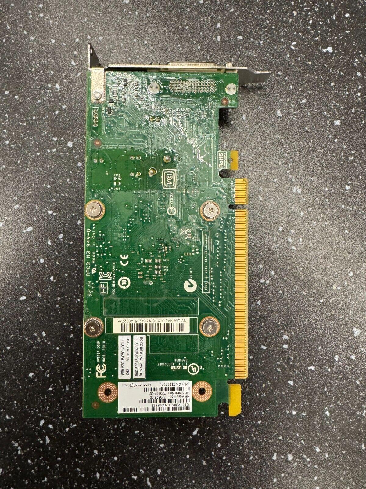 Nvidia NVS 315 1GB DDR3 Graphics Card - DMS-59