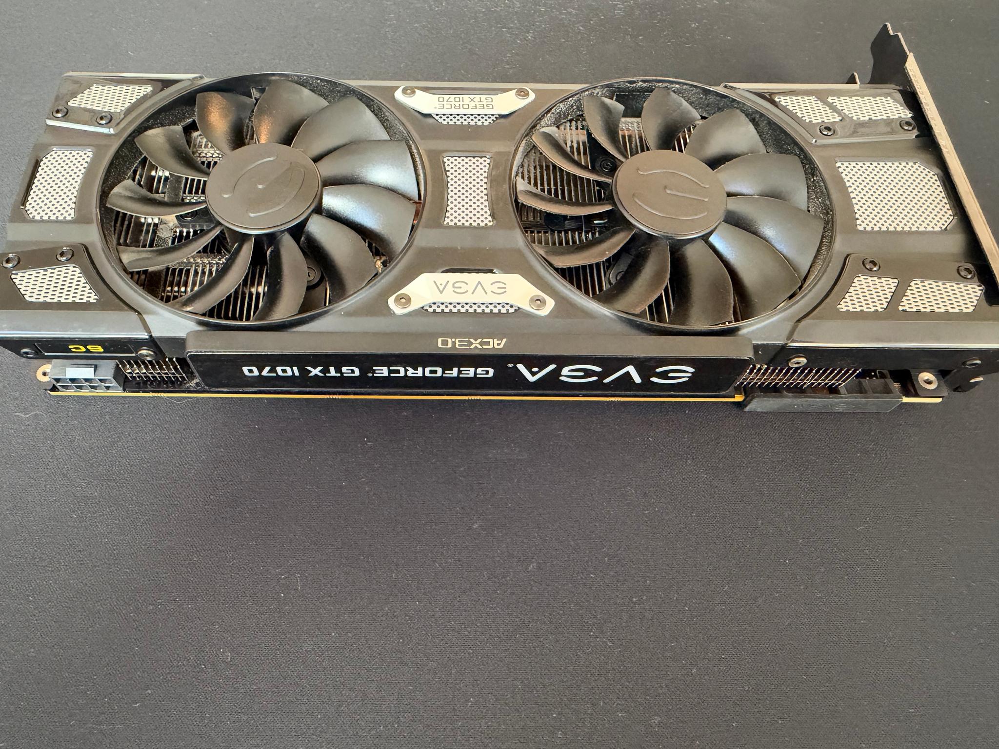EVGA Nvidia GeForce GTX 1070 SC Gaming ACX 3.0 Black Edition 8GB GDDR5 Graphics Card 08G-P4-5173-KR