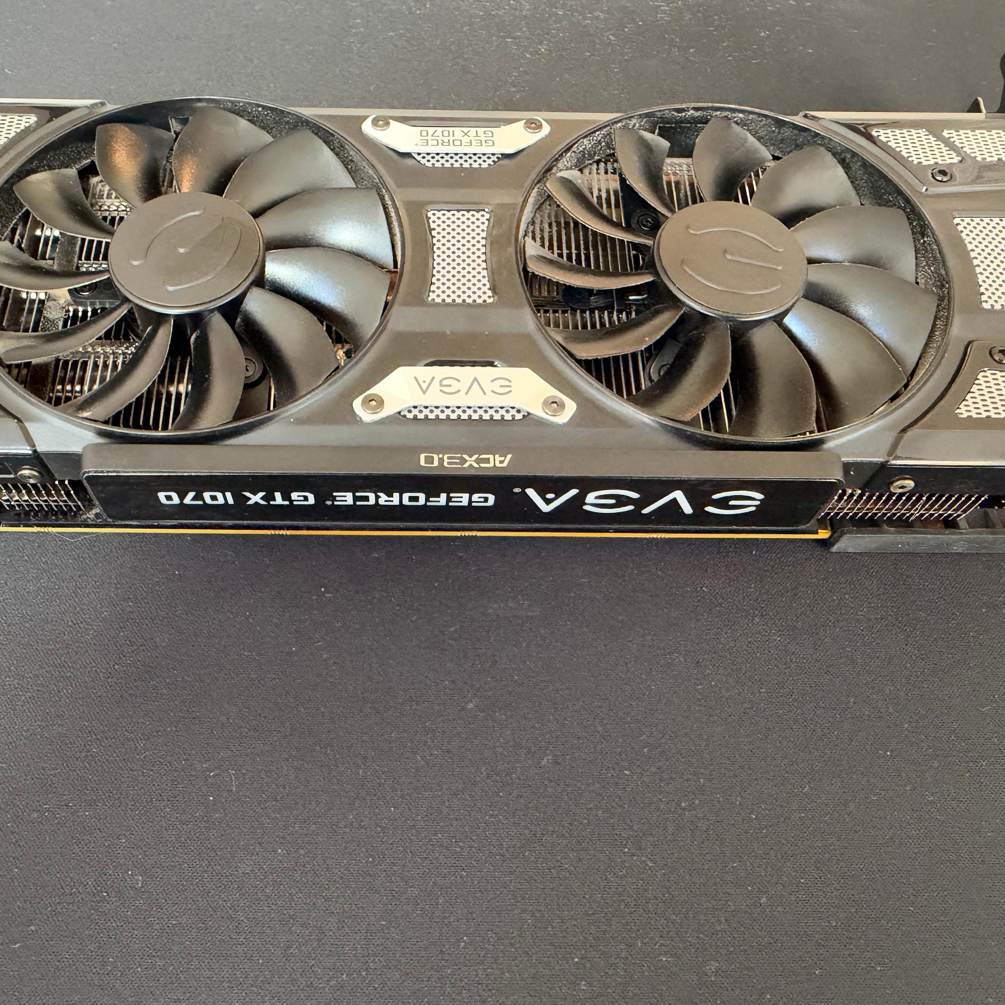 EVGA Nvidia GeForce GTX 1070 SC Gaming ACX 3.0 Black Edition 8GB GDDR5 Graphics Card 08G-P4-5173-KR