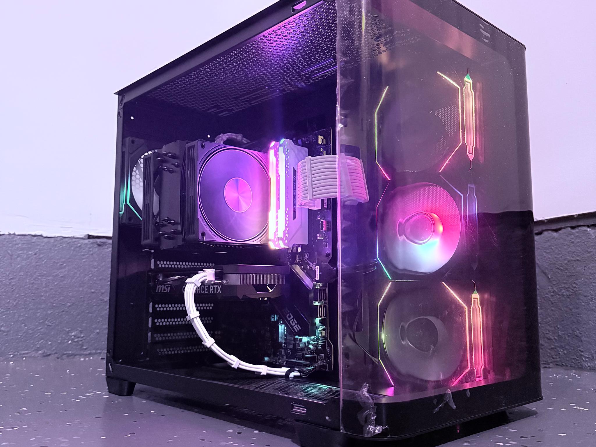 🟣"Violet Phantom"⚫️ | 1080p Gaming | RTX 4060 | i5 10400F | 16GB Ram | 500GB SSD | Free Shipping
