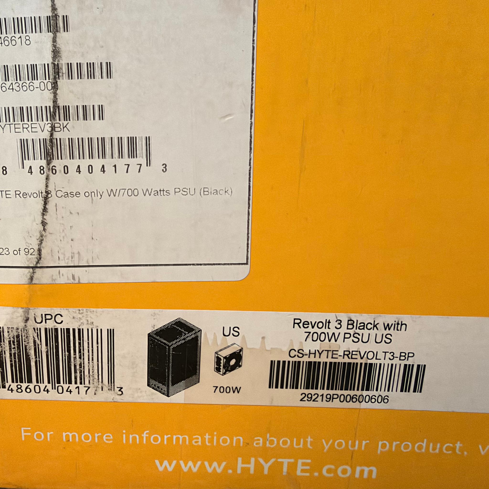 HYTE Revolt 3 ITX Case + 700W PSU + Wavlink WiFi 6 Adapter