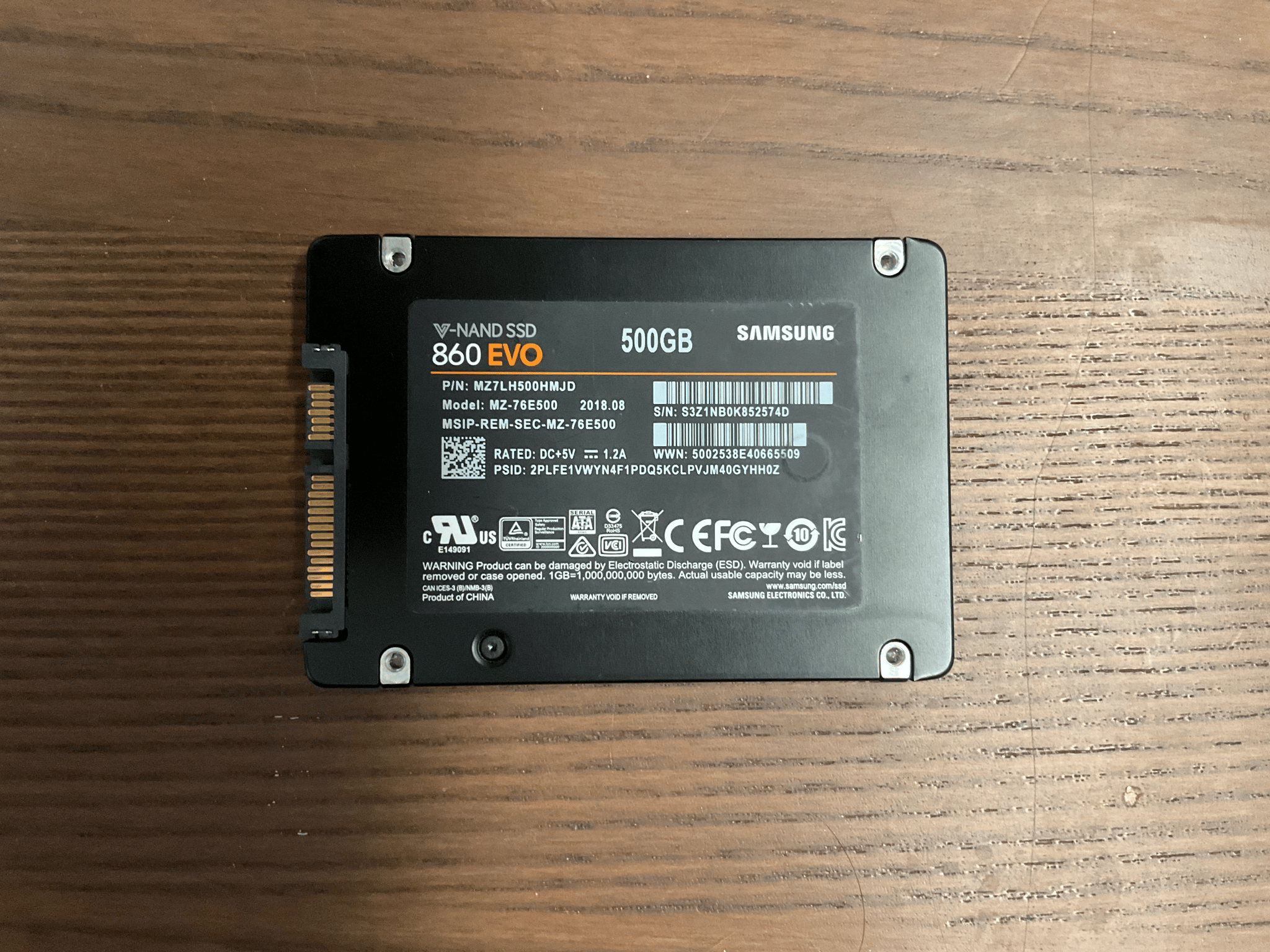 Samsung 860 and 850 EVO 500GB SATA SSDs