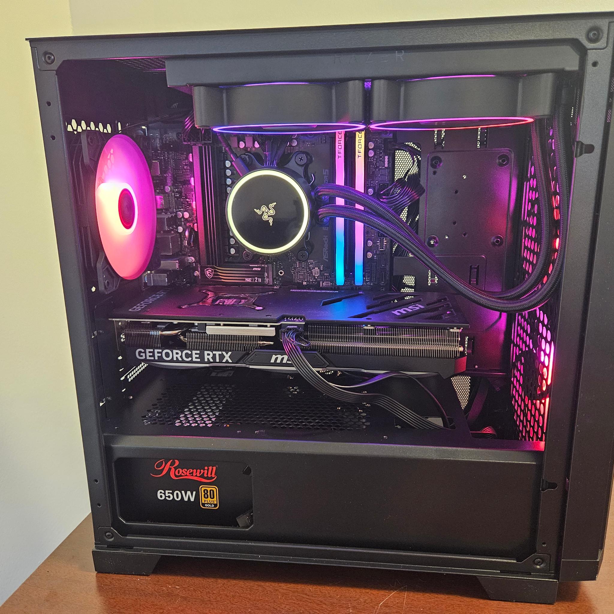 Ryzen 7 7700 RTX 4070 TI Super 16gb 32gb DDR5 Ram 2tb NVME SSD