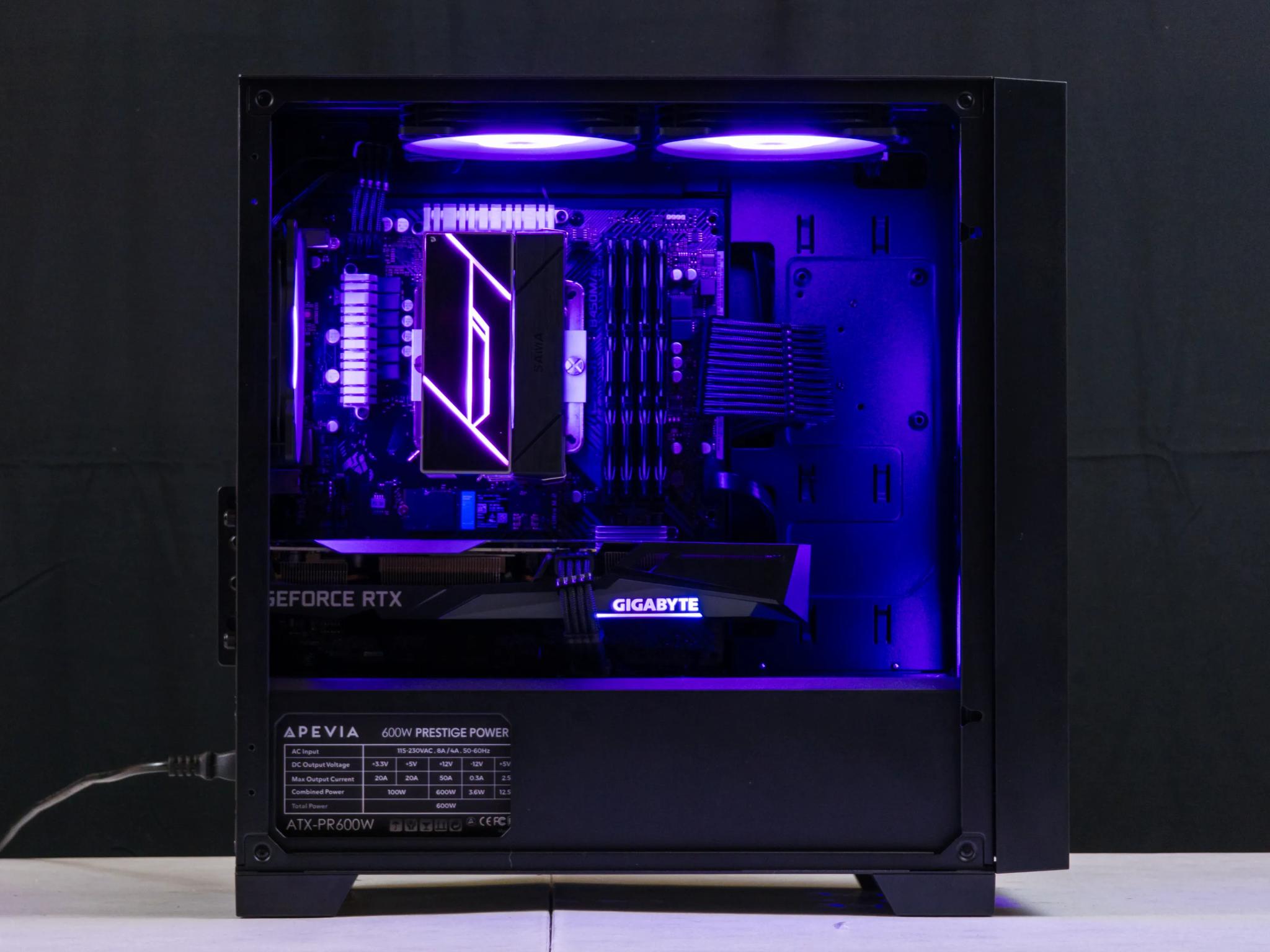 💜🖤 RTX 3060Ti / Ryzen 5 5600 / 32GB Gaming PC 🖤💜