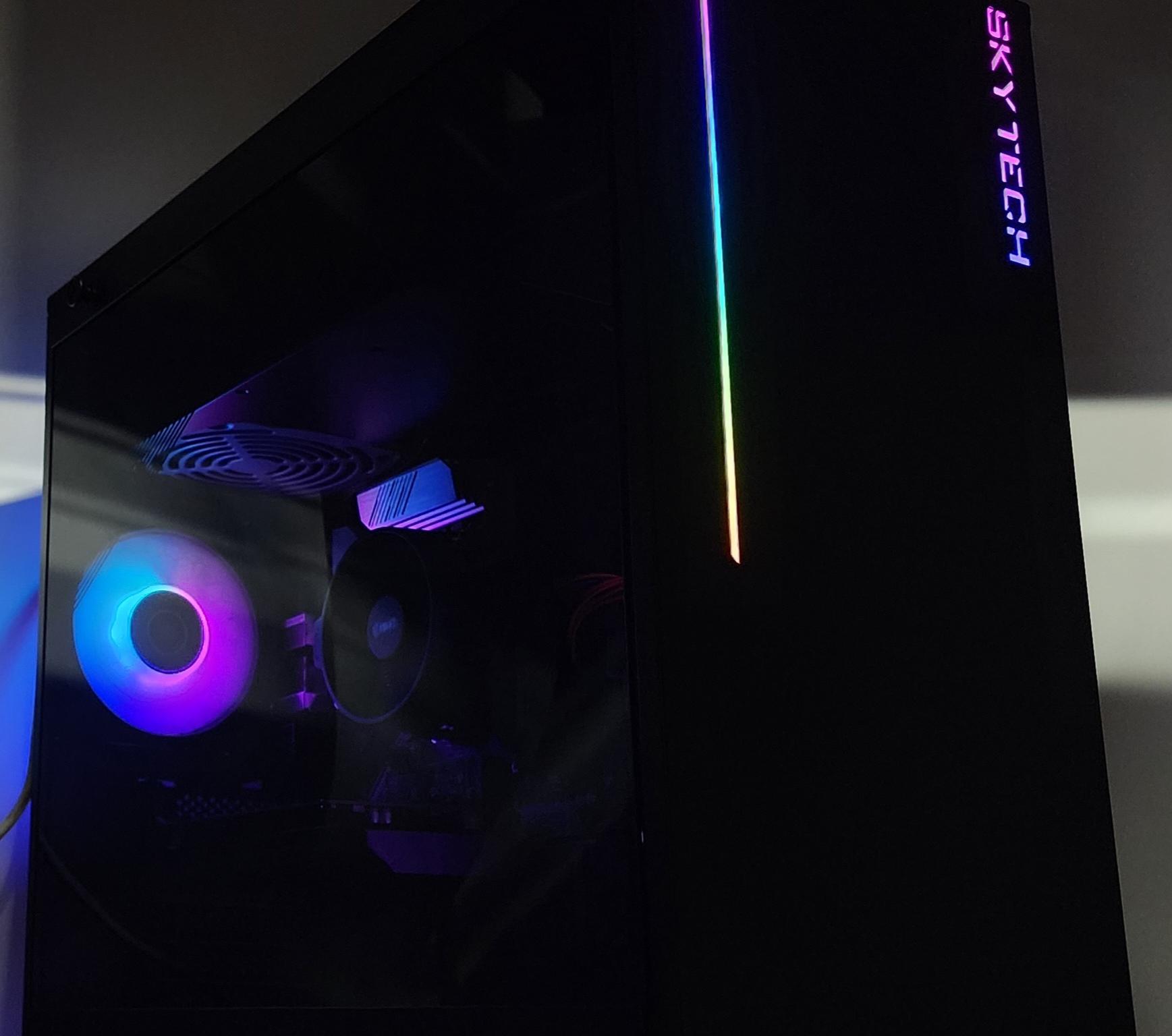 Gaming PC Ryzen 5 4500 16GB RAM 256GB SSD + 1TB HDD GTX 1650 4GB Win11 Computer