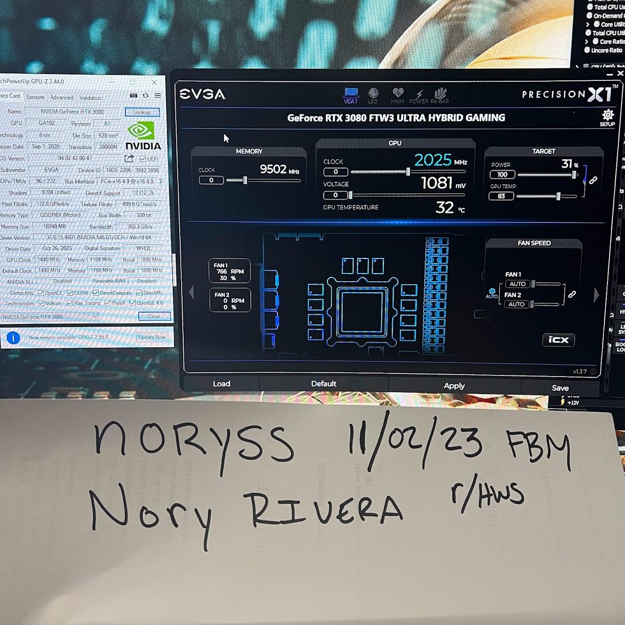 EVGA RTX 3080 FTW3 ULTRA converted to HYBRID