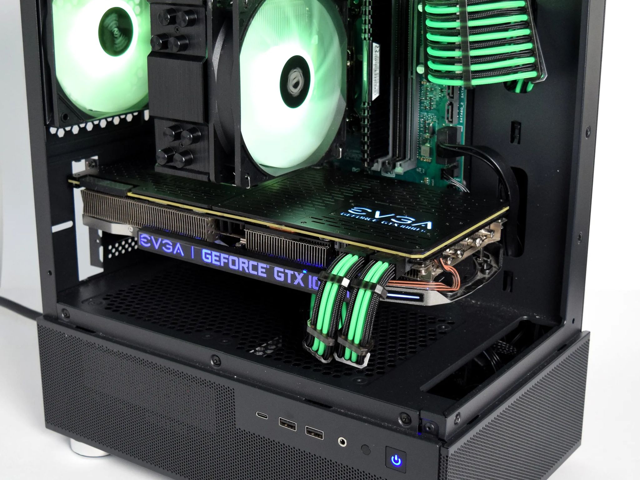 Fresh Build! Intel i7 7700 | GTX 1080ti 11GB | 16gb Ram | 512 GB Storage | Okinos 3 Fish Tank Case