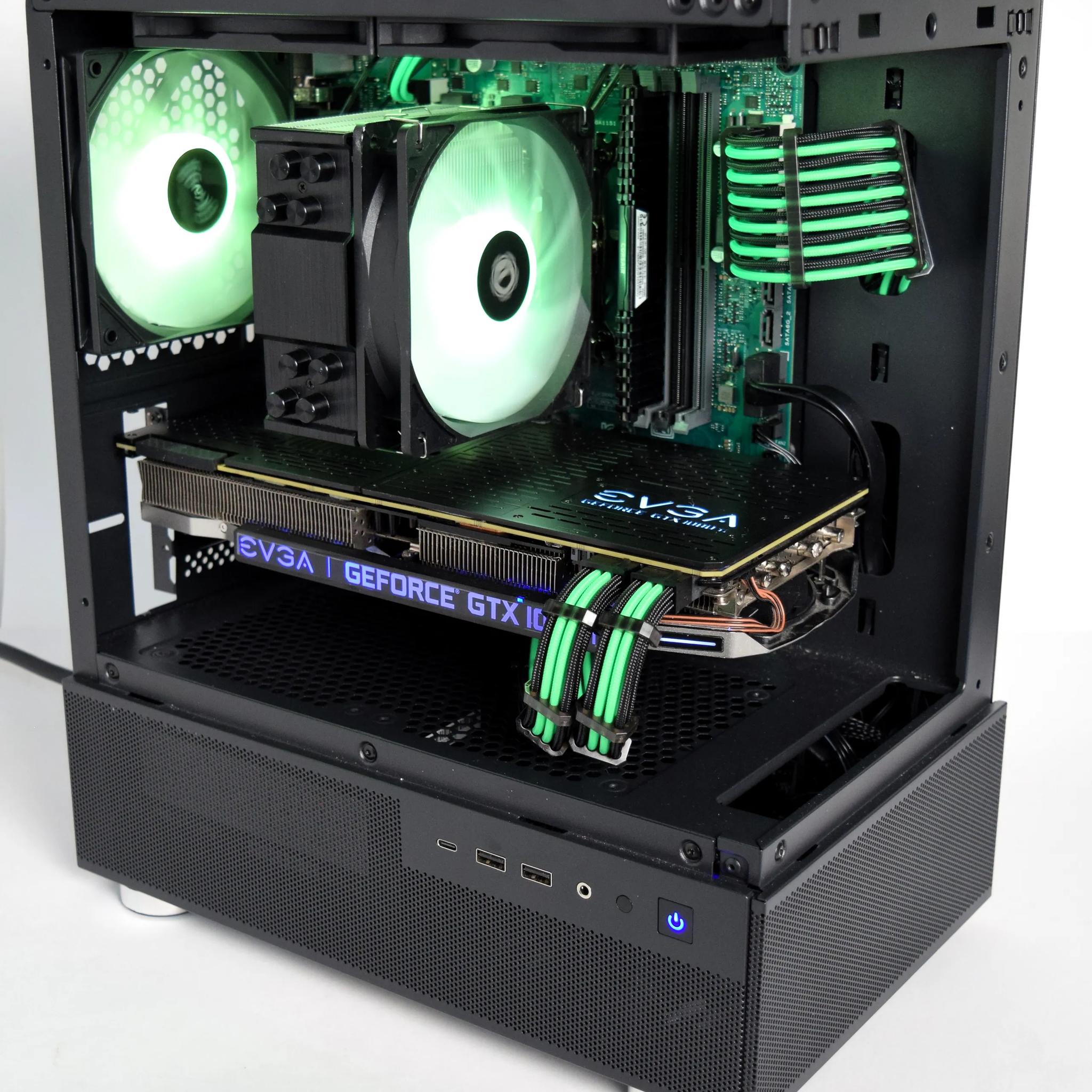 Fresh Build! Intel i7 7700 | GTX 1080ti 11GB | 16gb Ram | 512 GB Storage | Okinos 3 Fish Tank Case