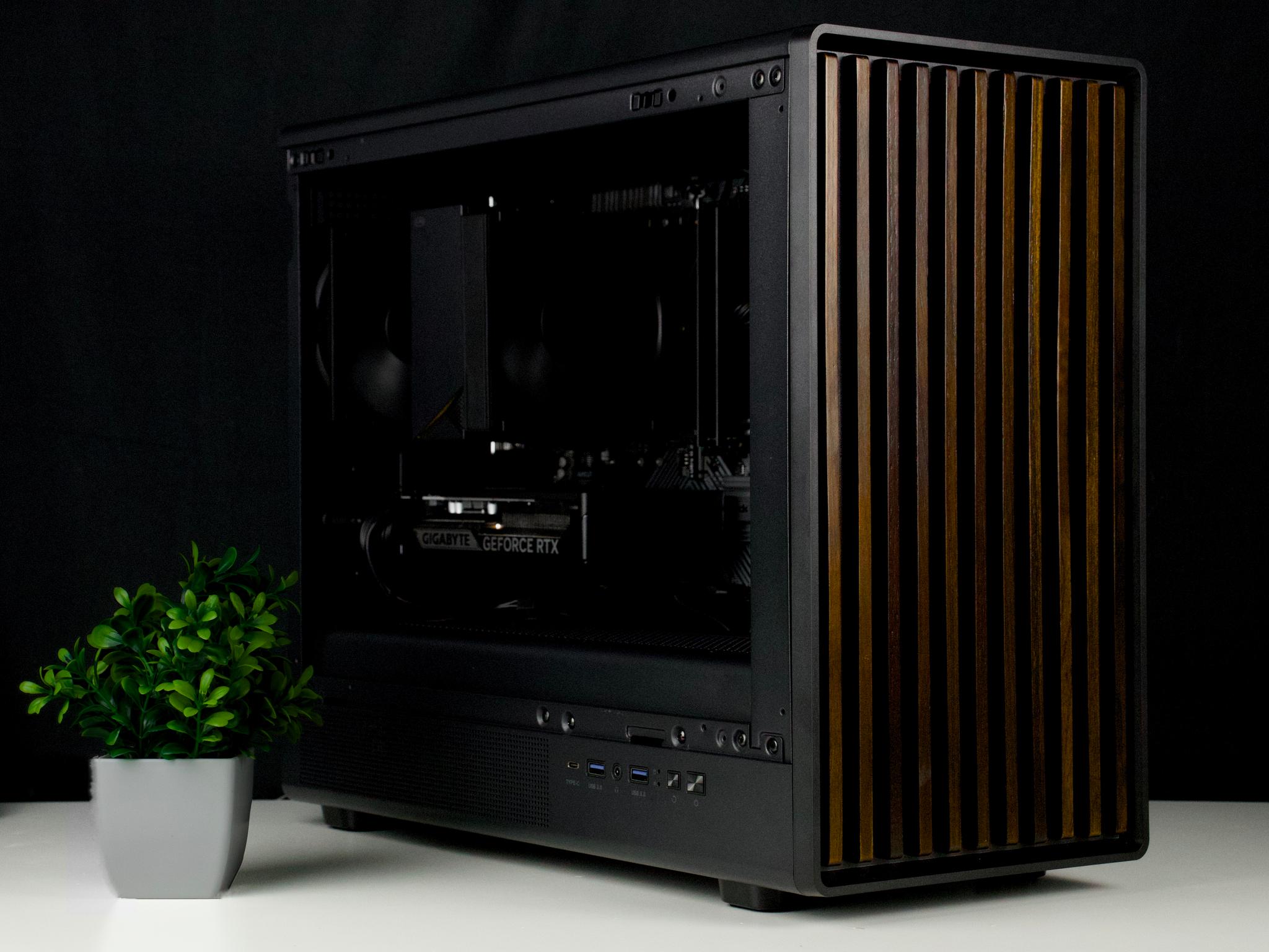 🪵🟫Wood Gaming PC – RTX 5060, Ryzen 5 5500, 16GB RAM, 1TB SSD - WiFi 🟫🪵