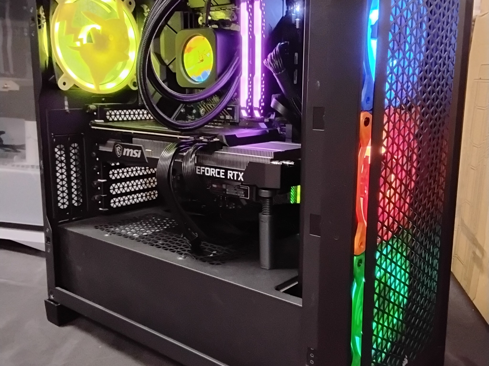 Pokemon themed Gaming PC | Ryzen 7 5700 | MSI 3070 VENTUS 3X OC | 32GB's of RAM | 500GB + 1TB NVME |