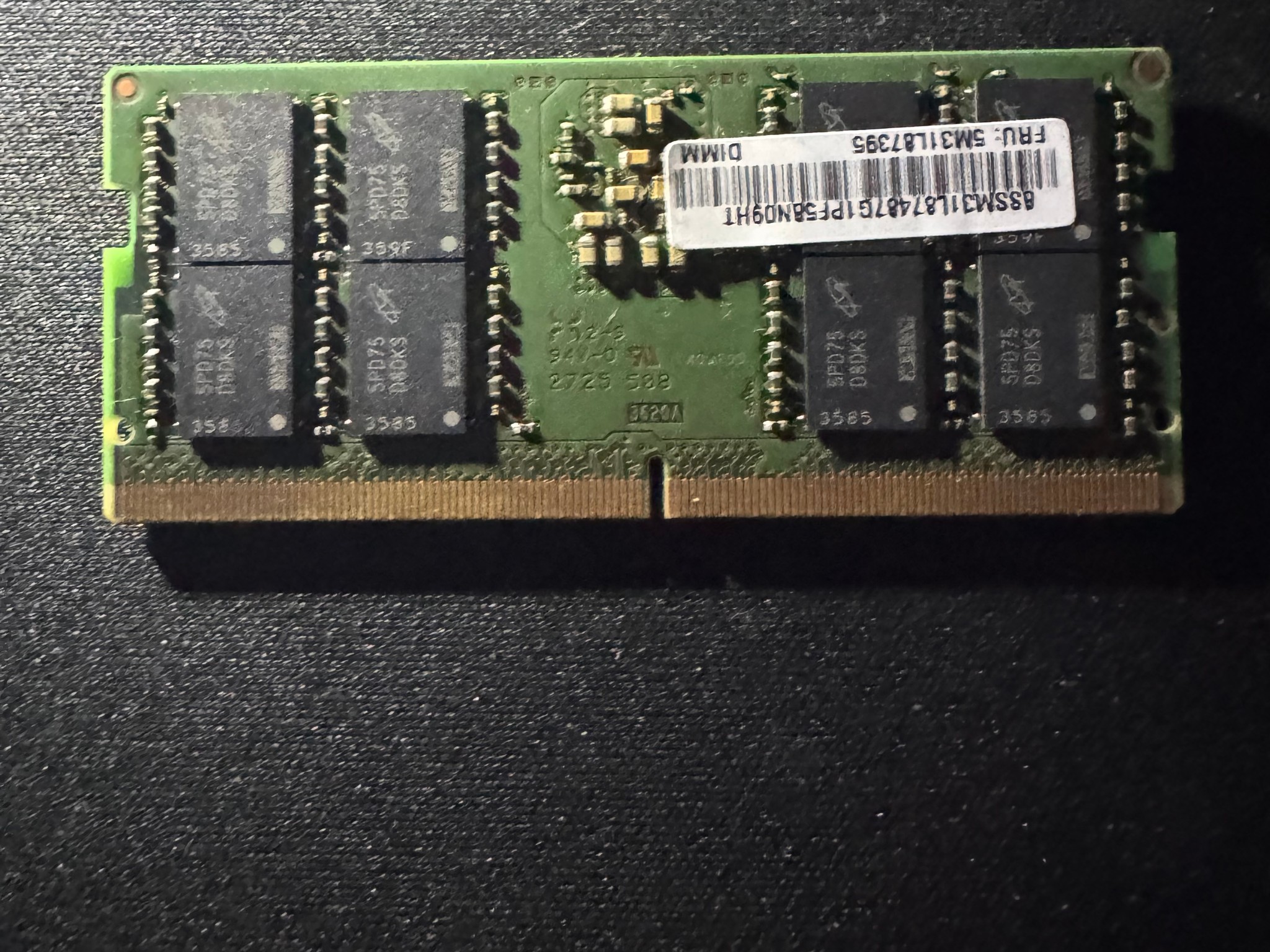 Micron 32GB DDR5 5600MHz SODIMM Laptop RAM