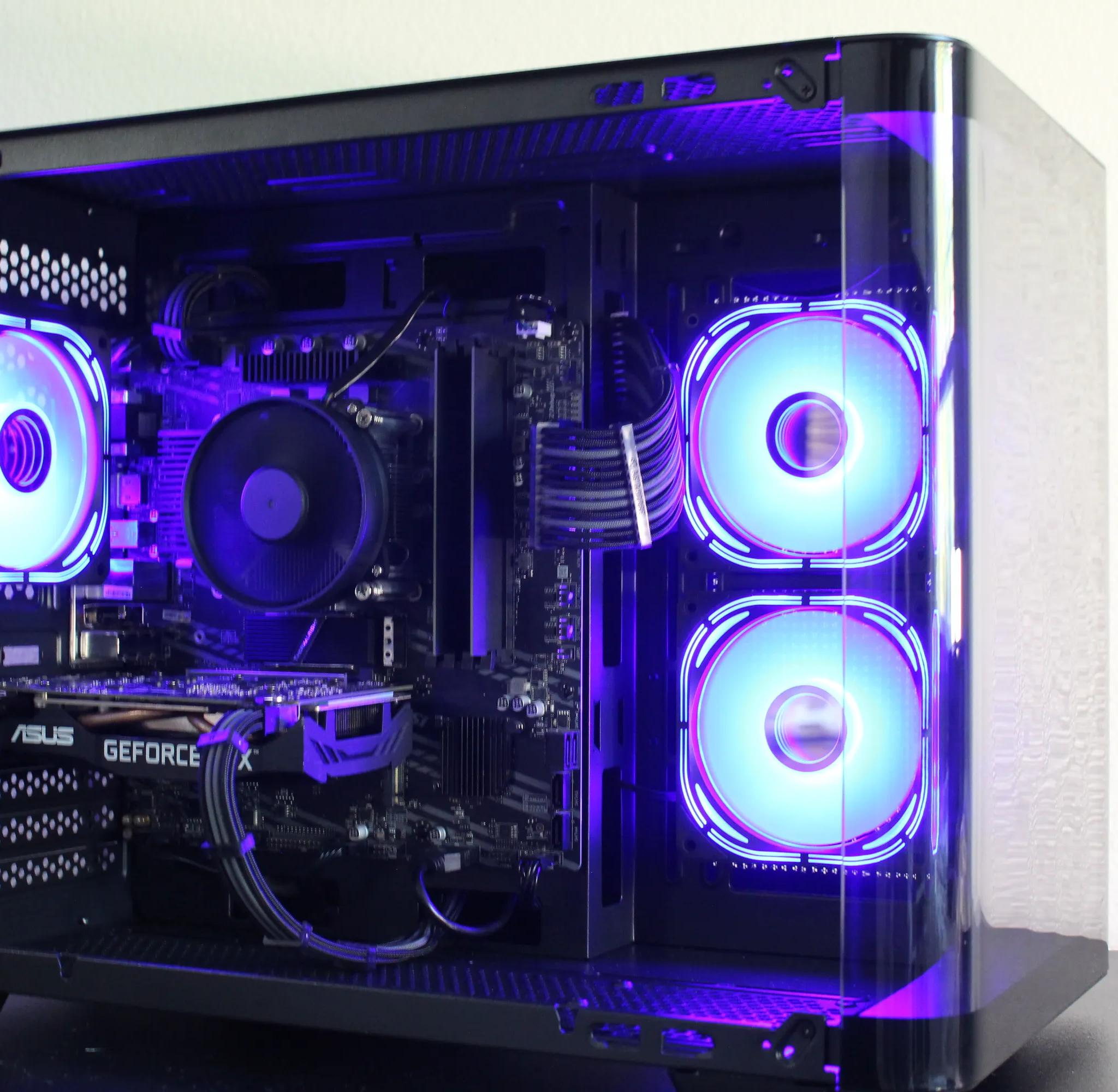 RTX Black Gaming PC | INTEL i7 10700F | Windows 11 Pro | 16GB Ram | 512GB SSD | WiFi & BLE