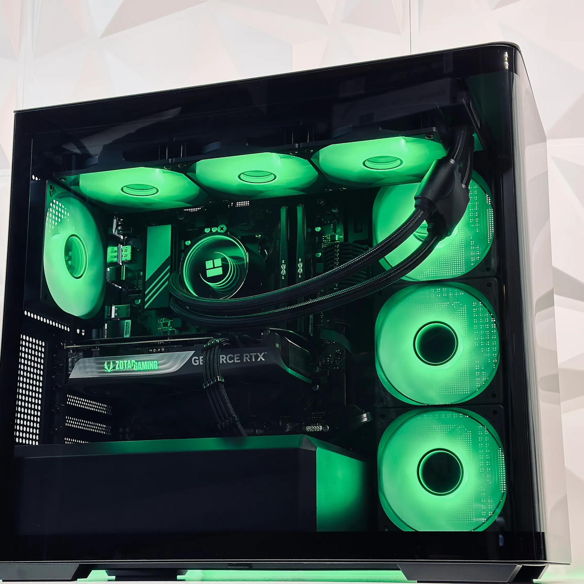 🌌🌑Dark Nebula🔭Liquid Cooled Gaming PC🔭Nvidia RTX 4070 Super 12GB🔭Ryzen 5 7600X🔭32GB DDR5🔭1TB