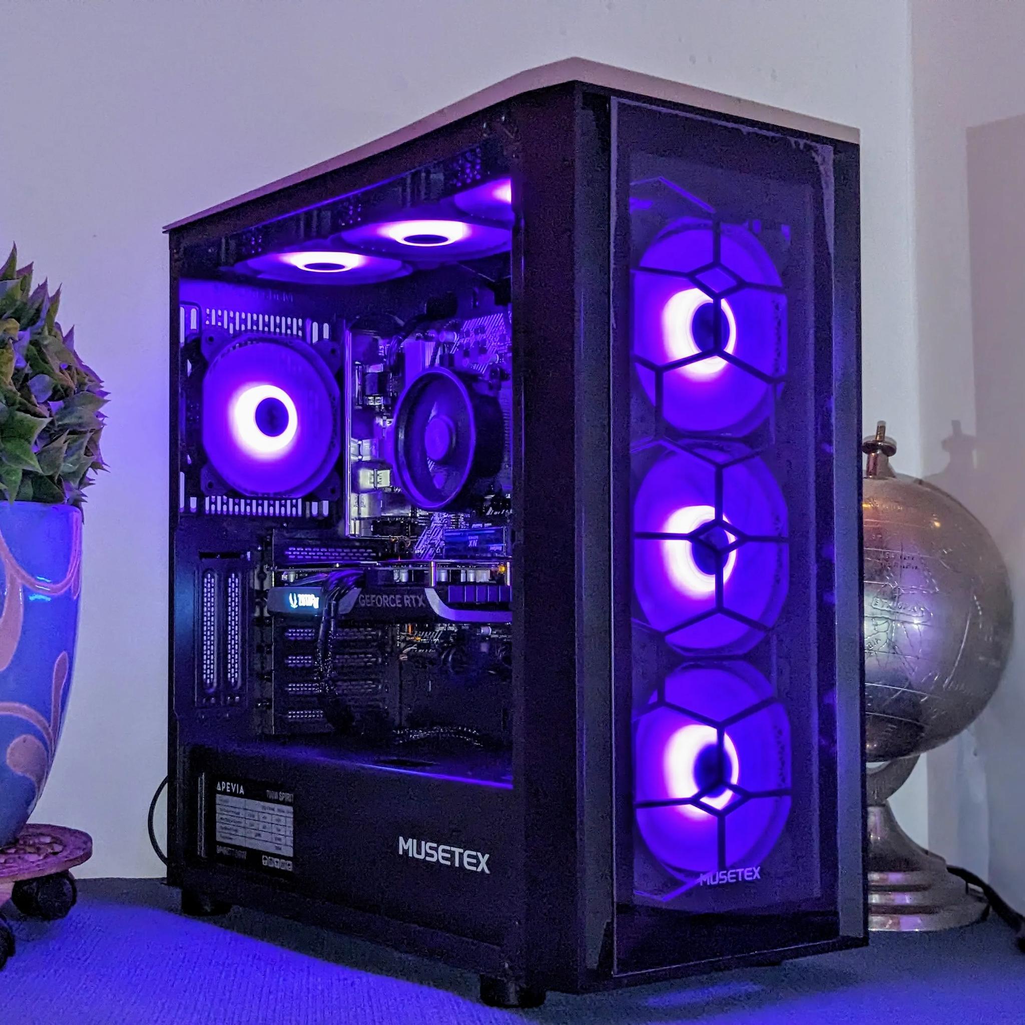 🔥⚫️DeNt SALE⚫️| RTX 4060| Ryzen 5| 32GB DDR4 RAM| 1TB NVMe| Windows 11 Pro