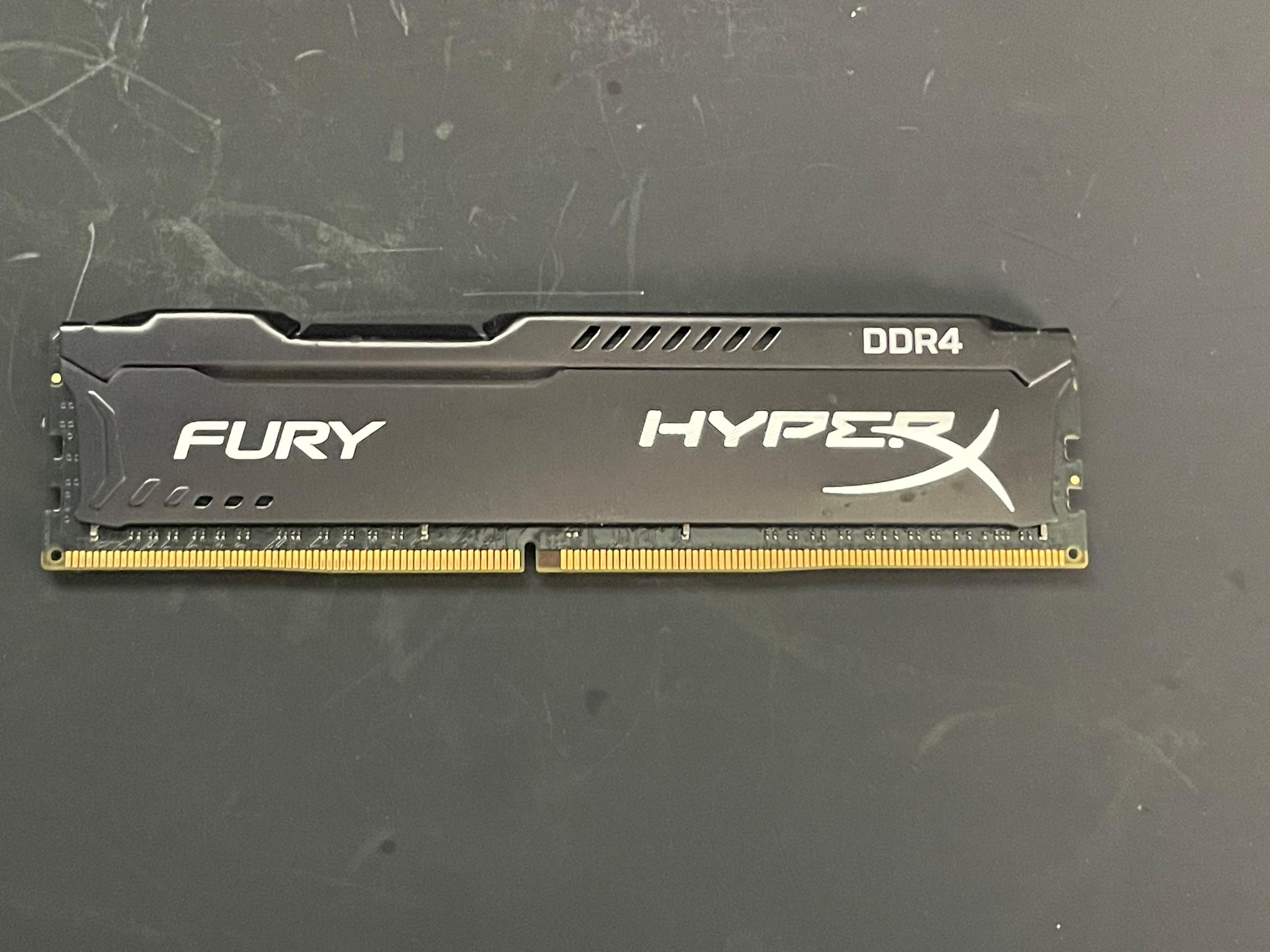 Kingston HyperX Fury 1x8GB DDR4 Memory | **Read Description | Free Shipping