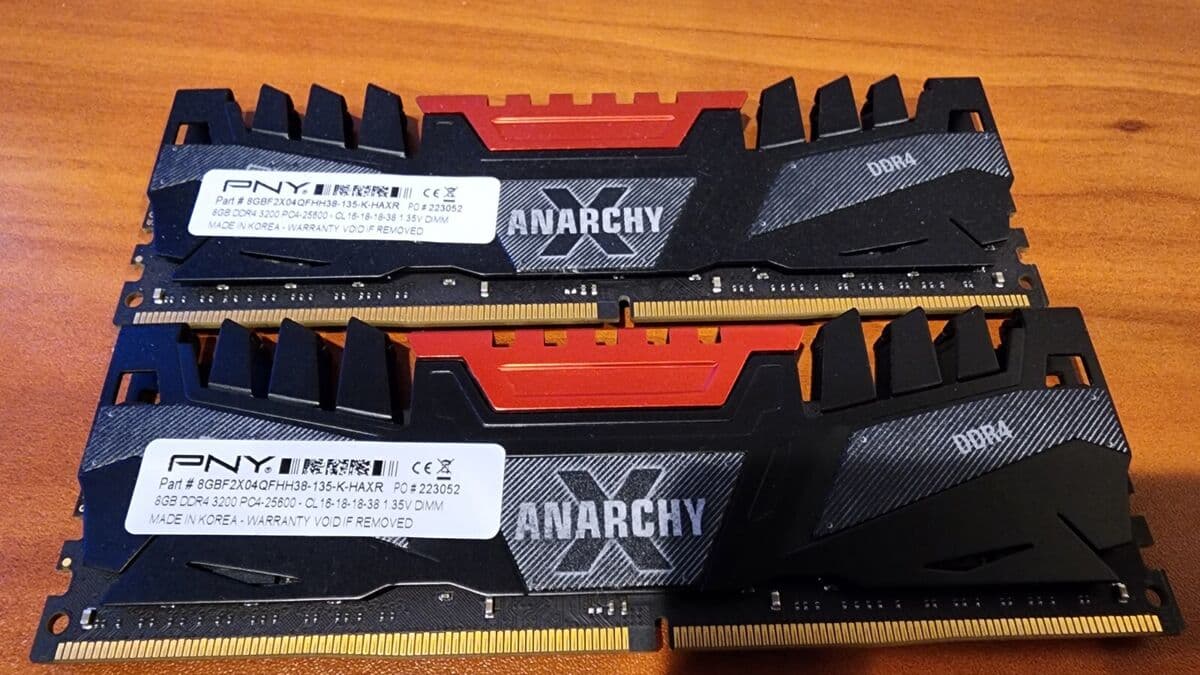 PNY Anarchy DDR4 3200MHz 1x8GB