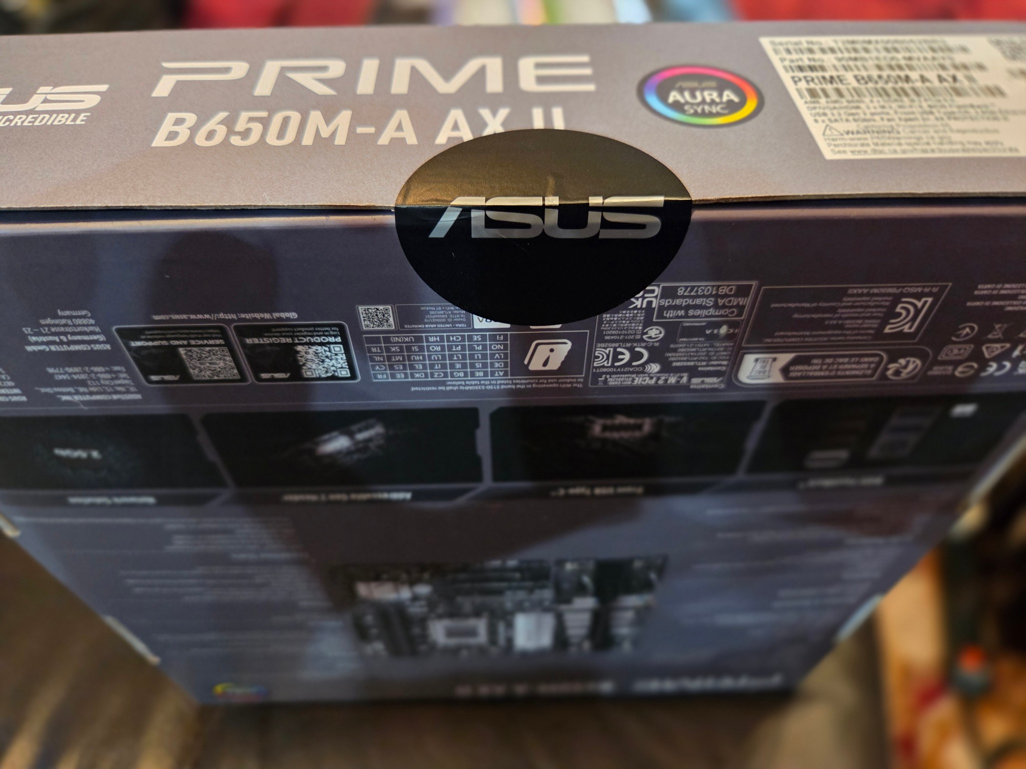 Asus Prime B650M-A AX II Motherboard! BNIB! SEALED!