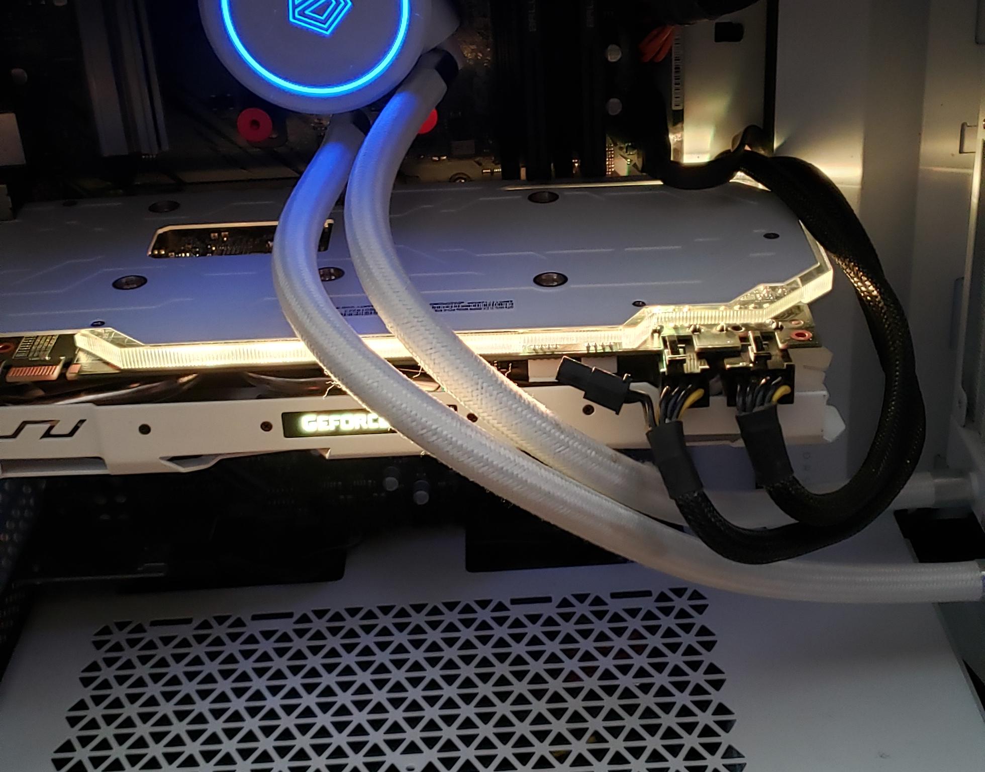GALAX GTX 1070 Ti EX-SNPR White graphics card