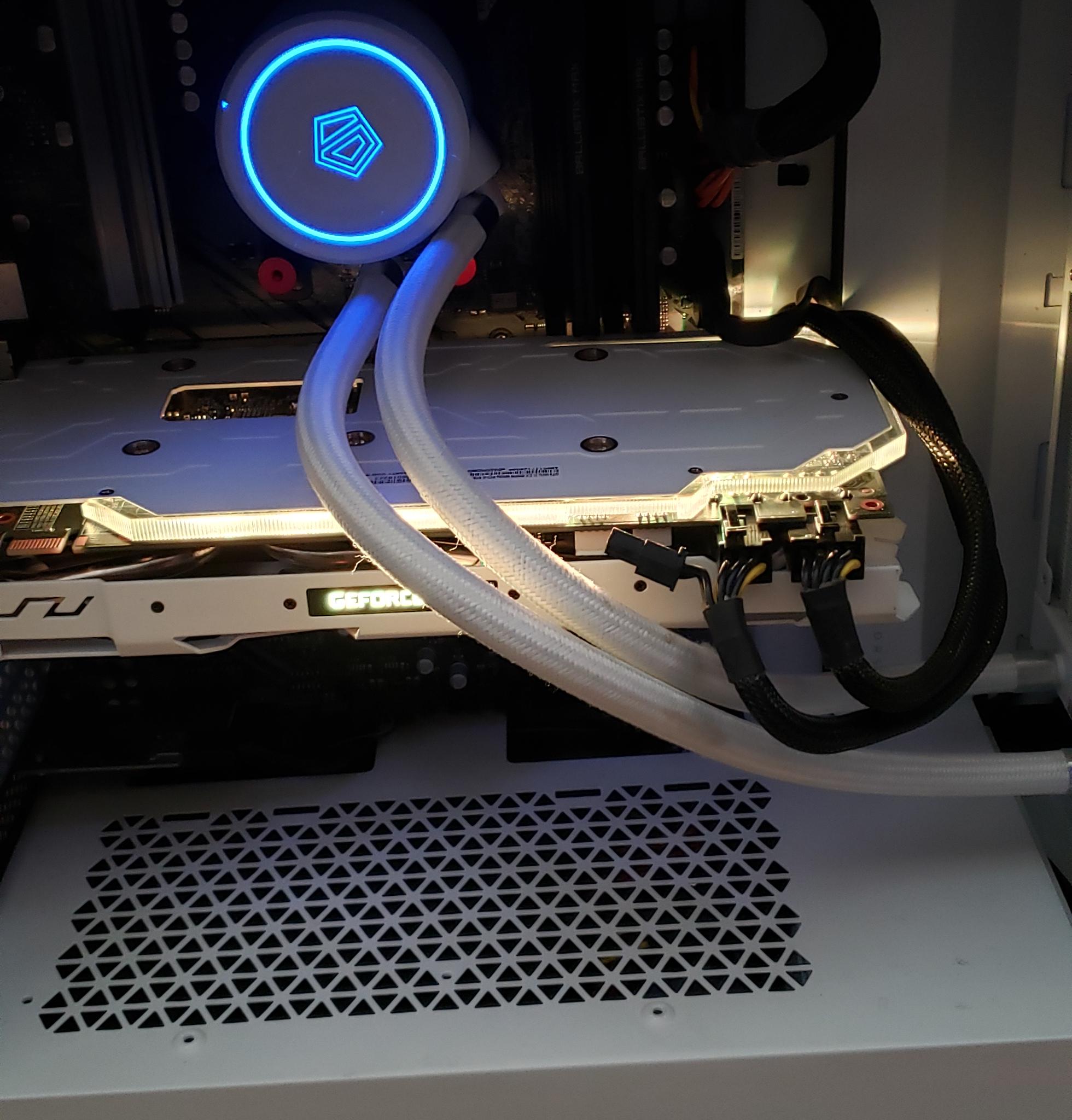 GALAX GTX 1070 Ti EX-SNPR White graphics card